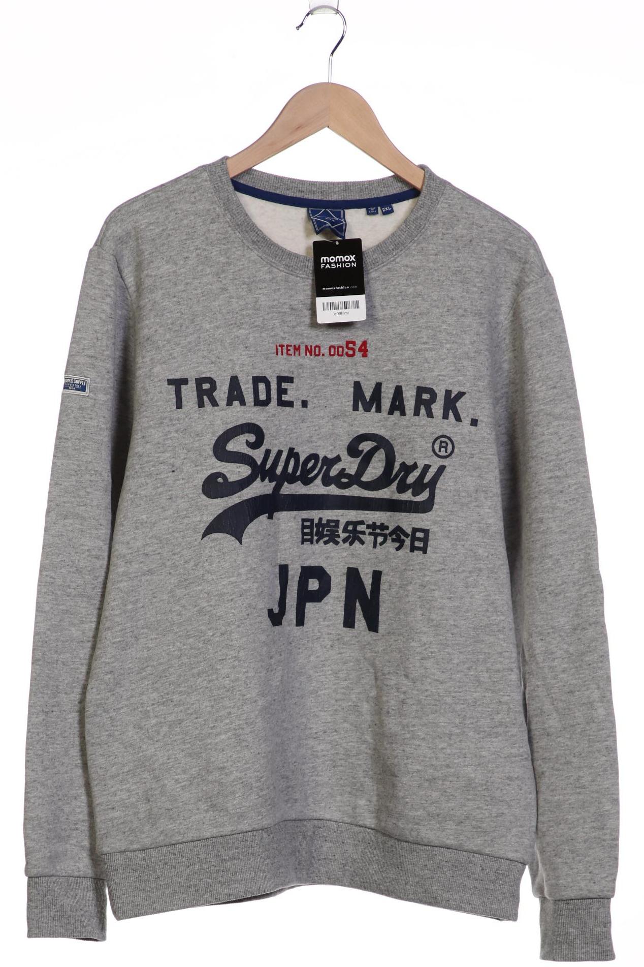 

Superdry Herren Sweatshirt, grau, Gr. 56