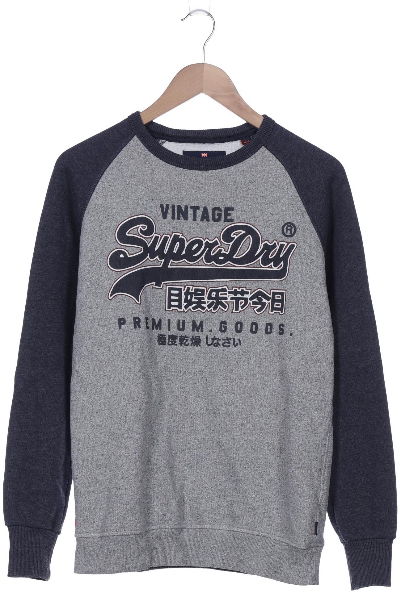 

Superdry Herren Sweatshirt, grau, Gr. 46