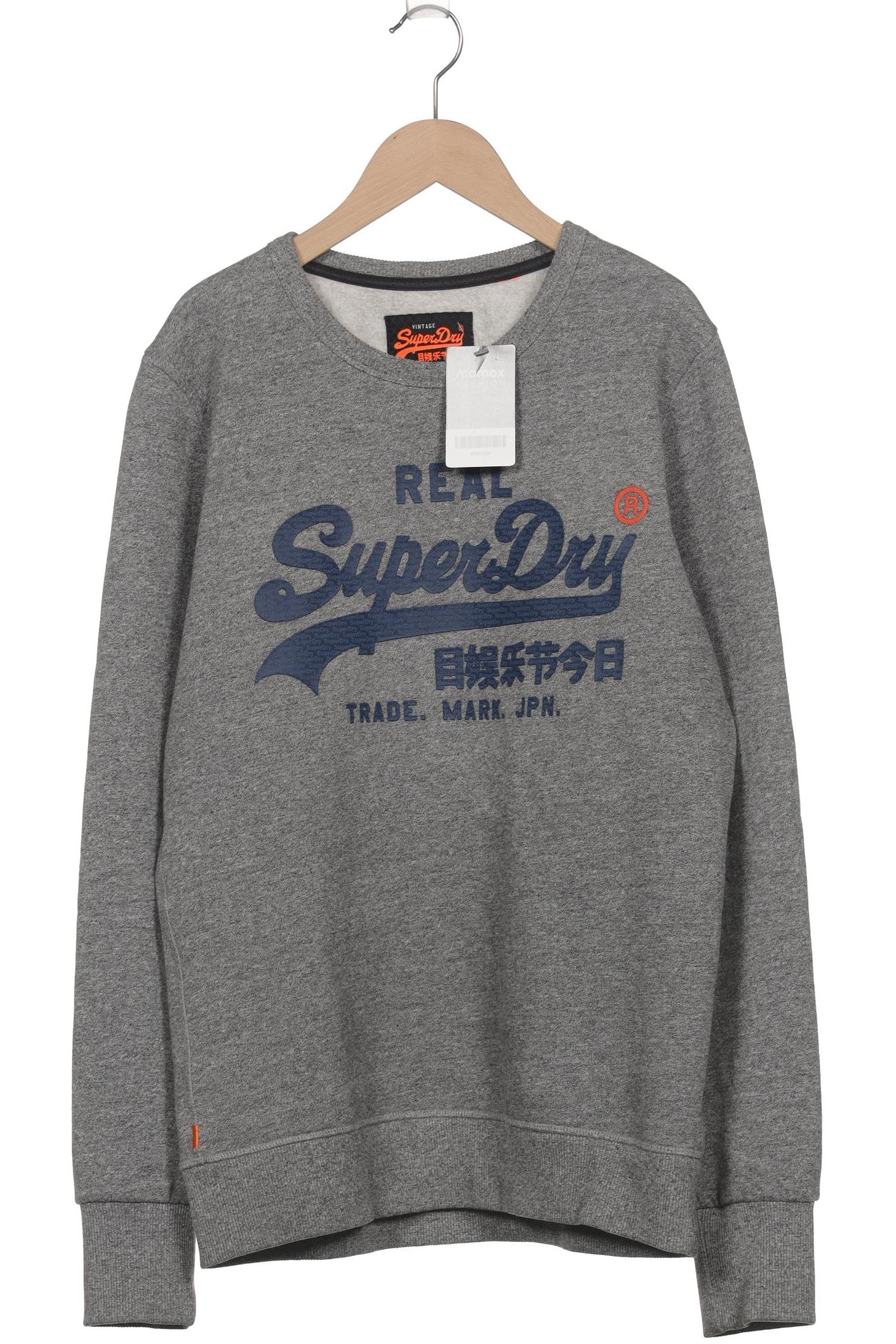 

Superdry Herren Sweatshirt, grau, Gr. 48