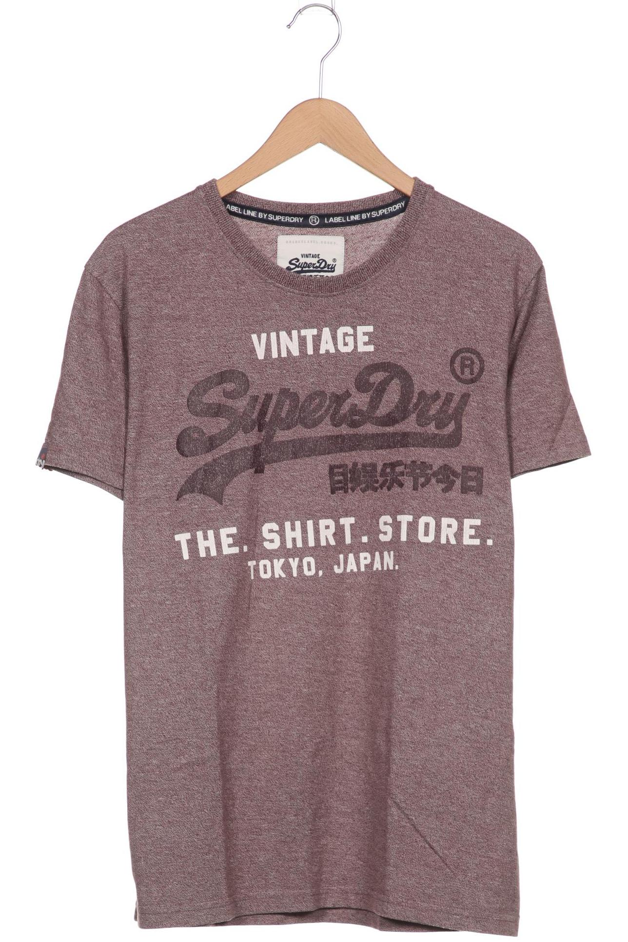 

Superdry Herren T-Shirt, bordeaux, Gr. 54