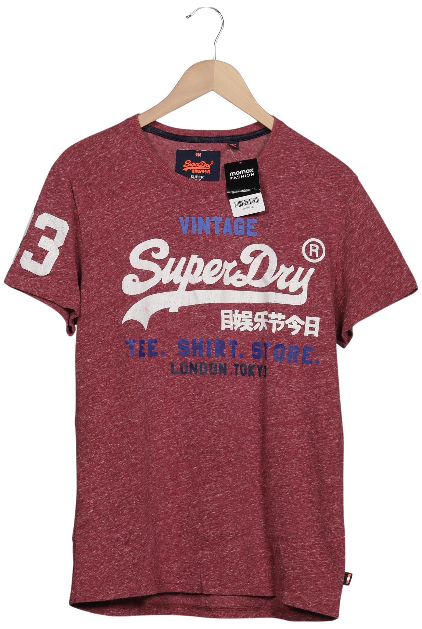 

Superdry Herren T-Shirt, bordeaux, Gr. 52