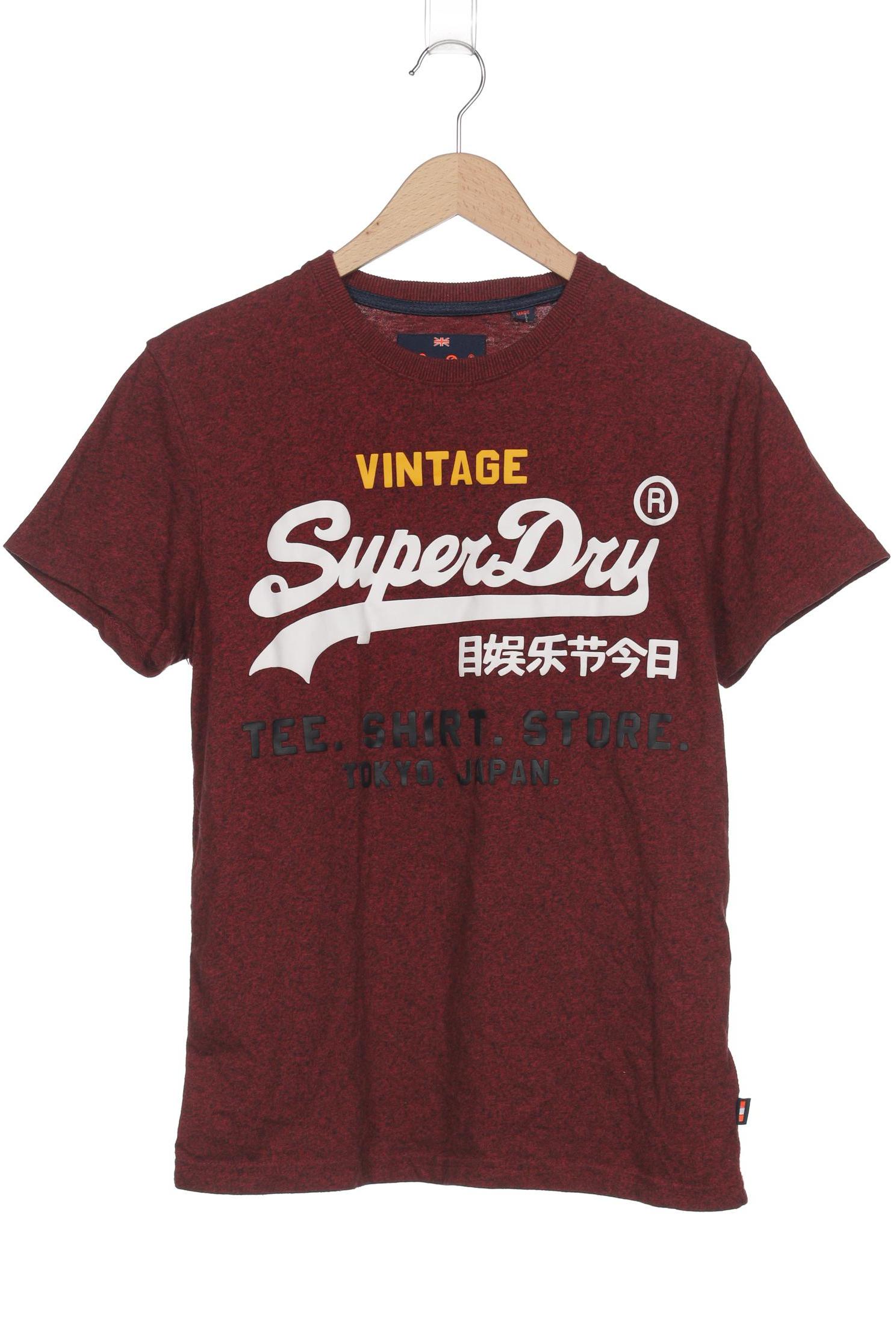 

Superdry Herren T-Shirt, bordeaux, Gr. 48