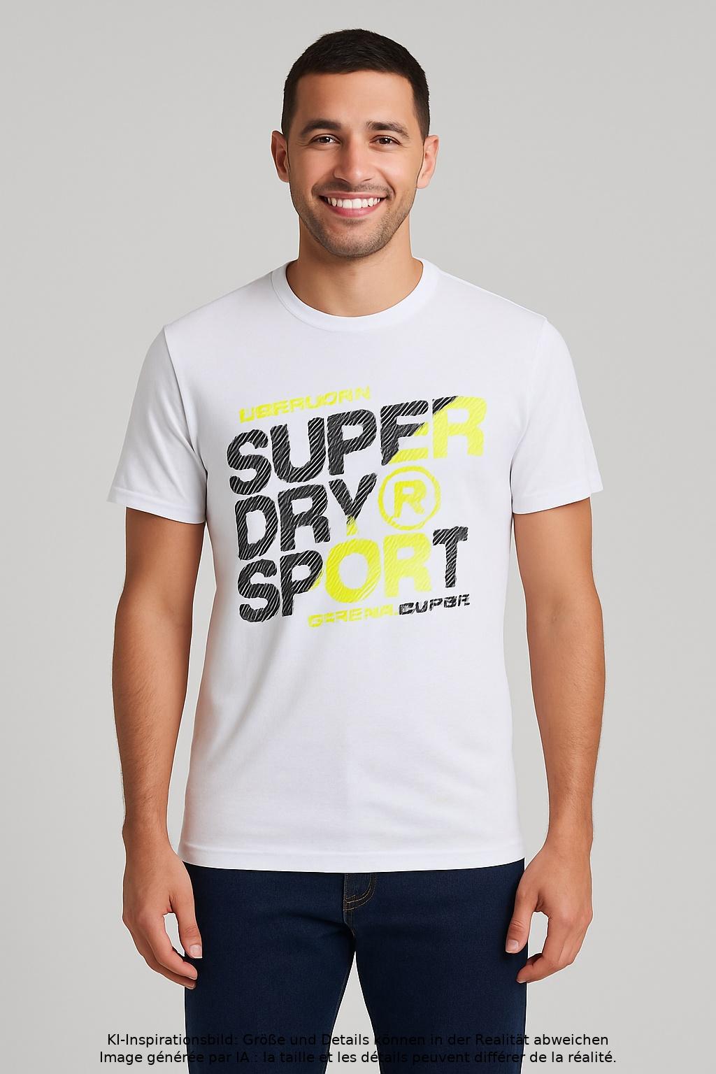 

Superdry Herren T-Shirt, neon, Gr. 52