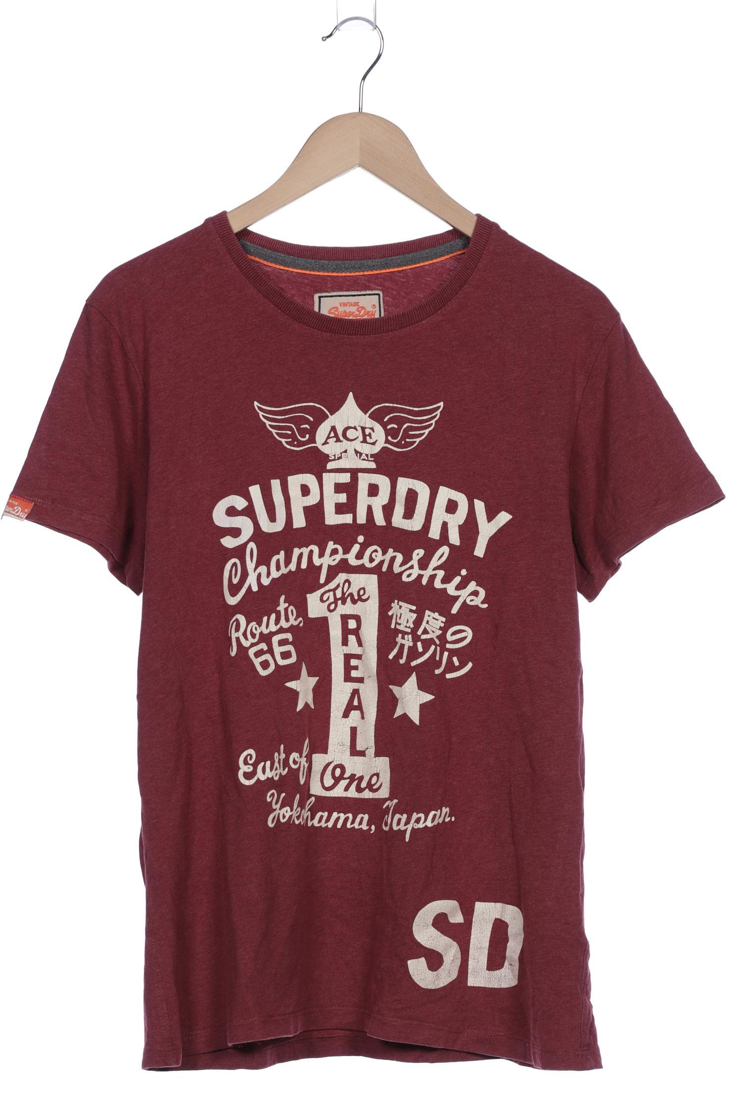 

Superdry Herren T-Shirt, bordeaux, Gr. 52