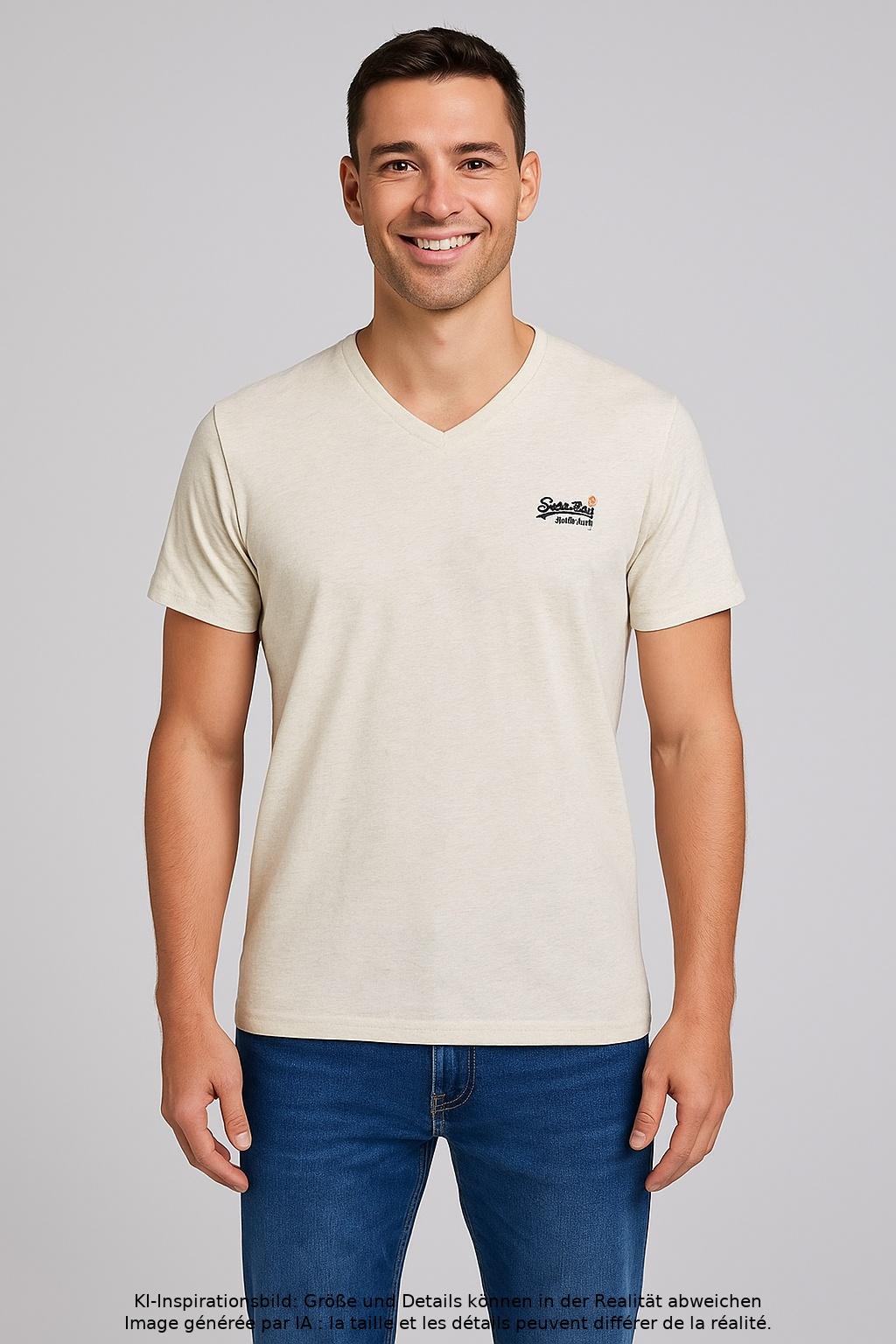 

Superdry Herren T-Shirt, beige, Gr. 48