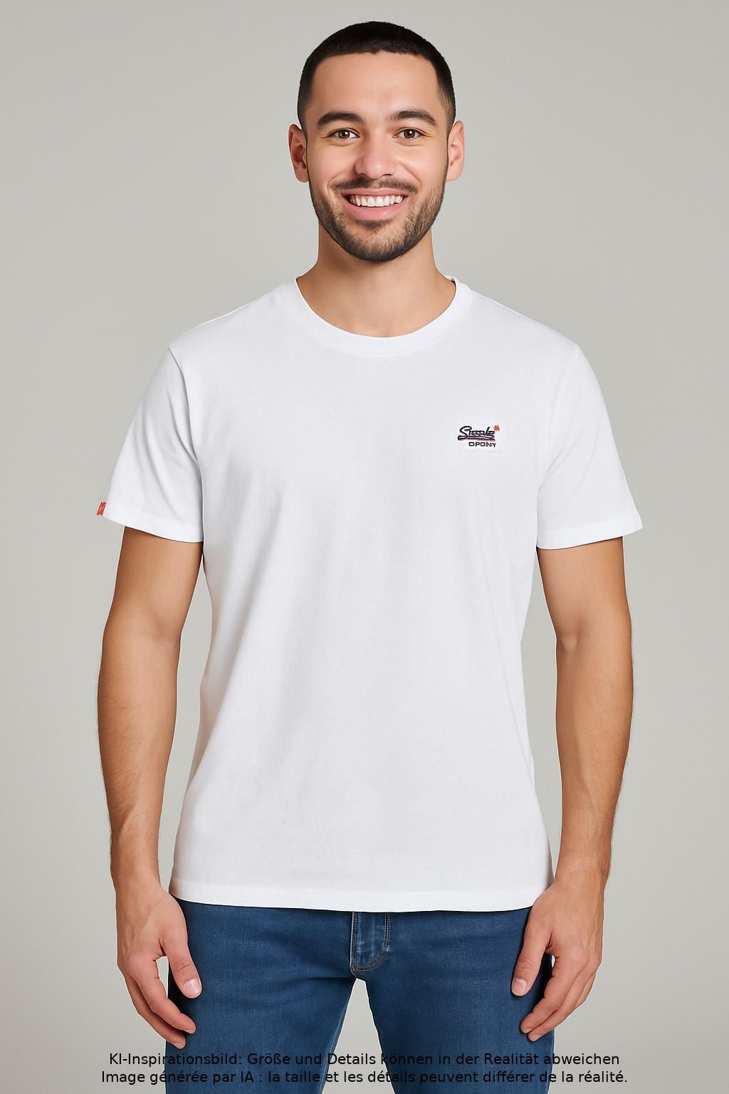 

Superdry Herren T-Shirt, weiß, Gr. 52