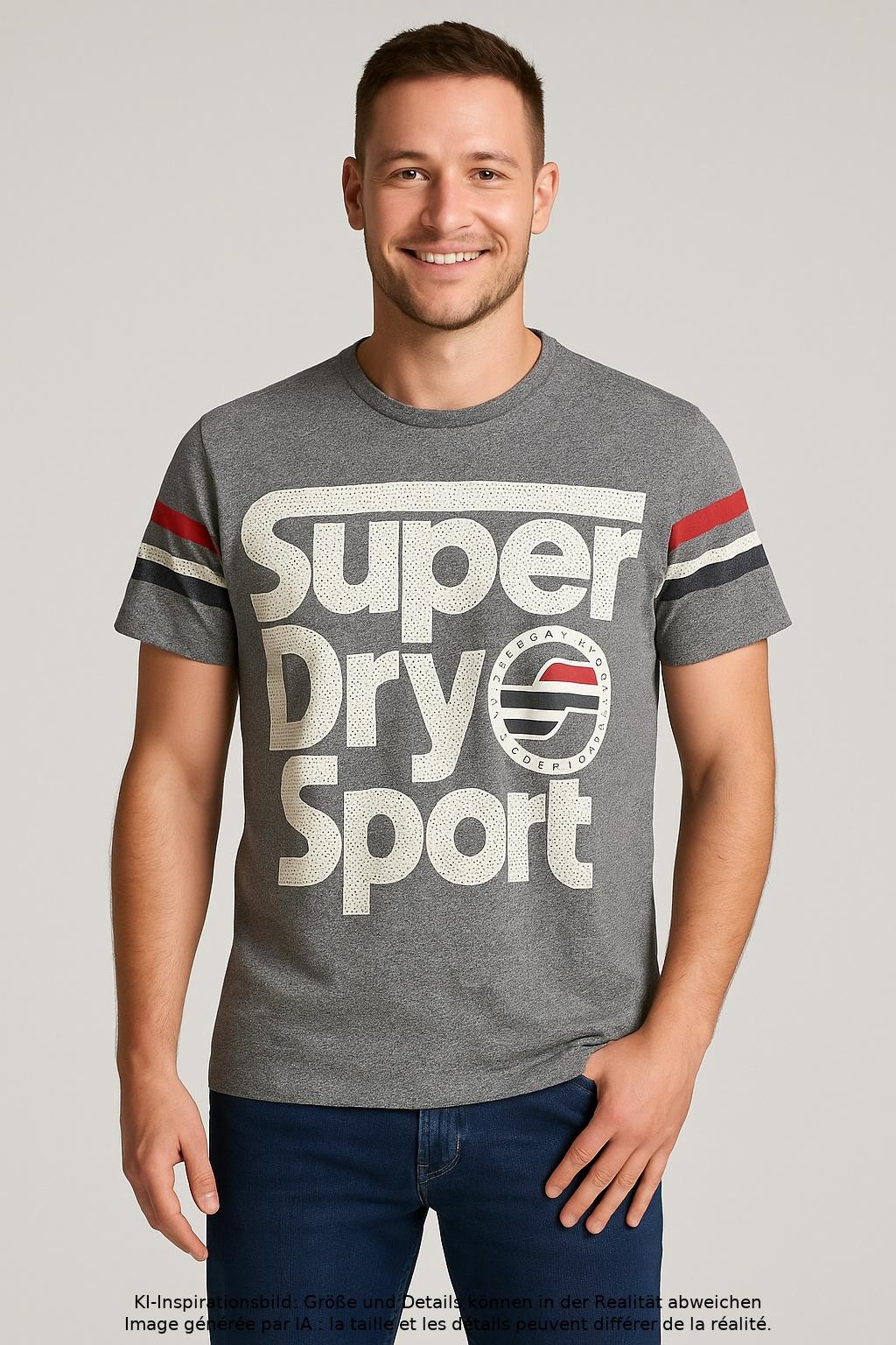 Thumbnail - Superdry Herren T-Shirt, grau, Gr. 54