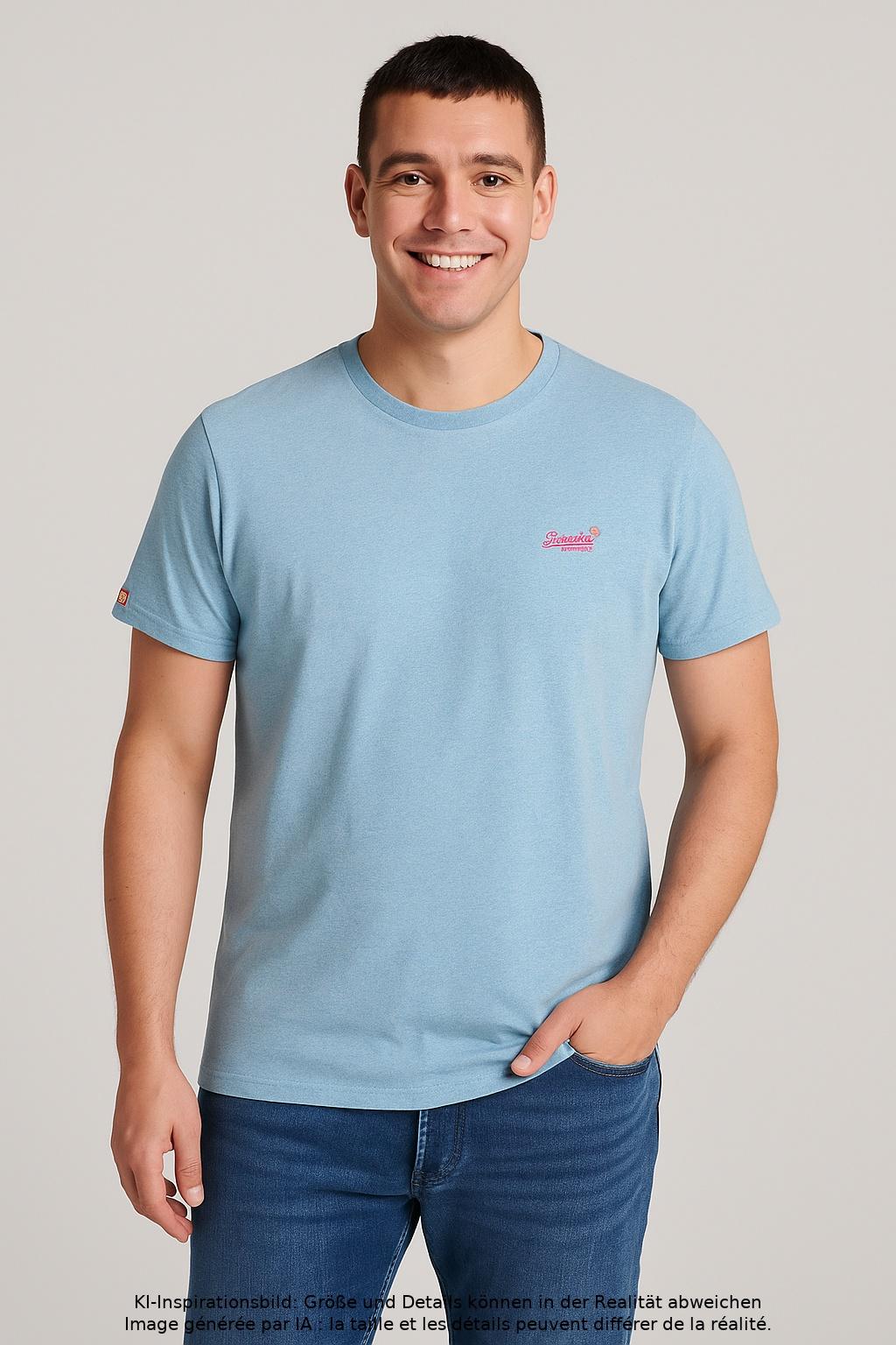 

Superdry Herren T-Shirt, hellblau, Gr. 54