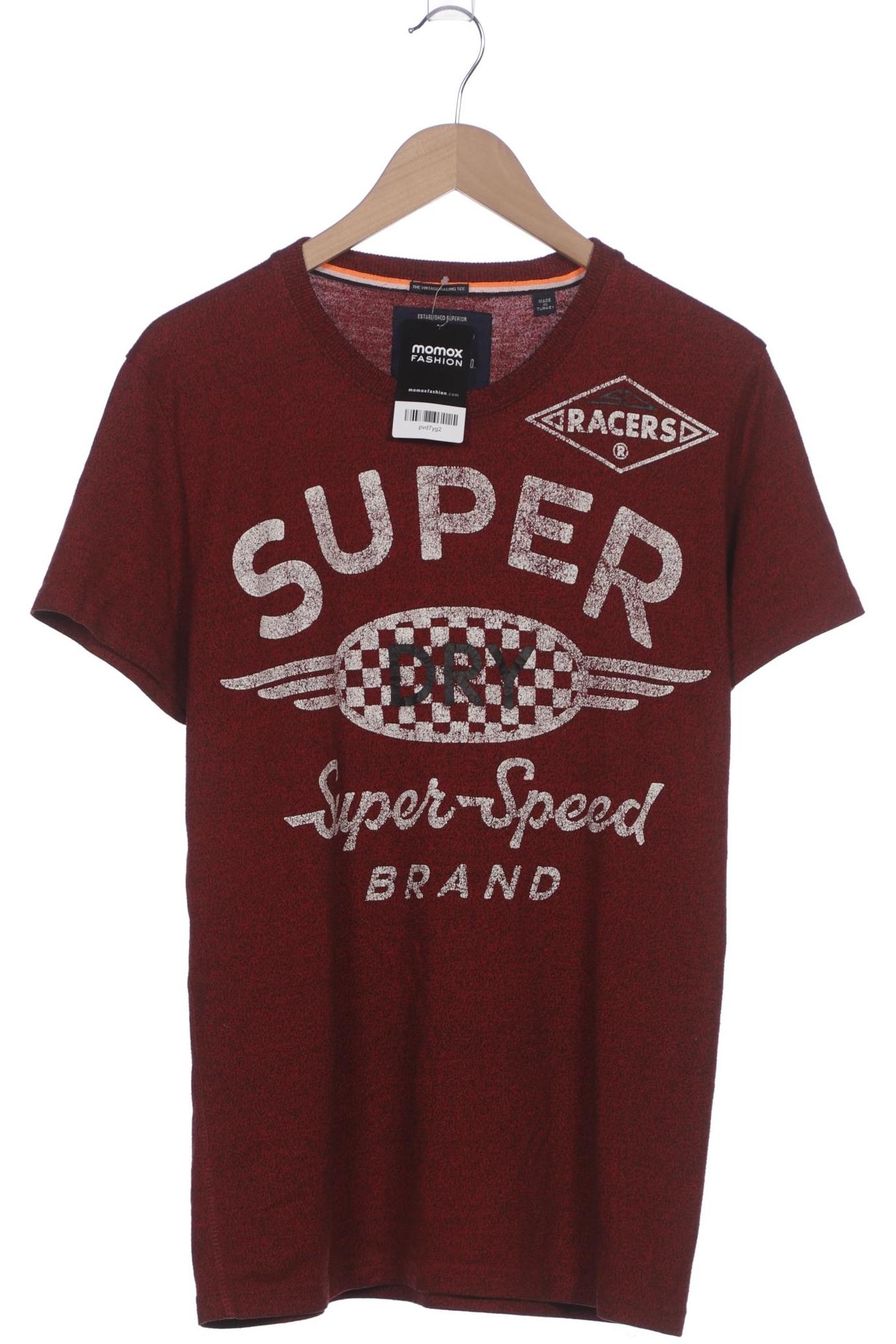 

Superdry Herren T-Shirt, bordeaux, Gr. 52