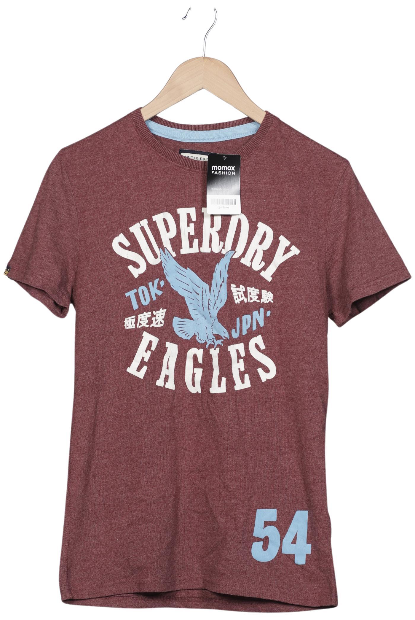

Superdry Herren T-Shirt, bordeaux, Gr. 46