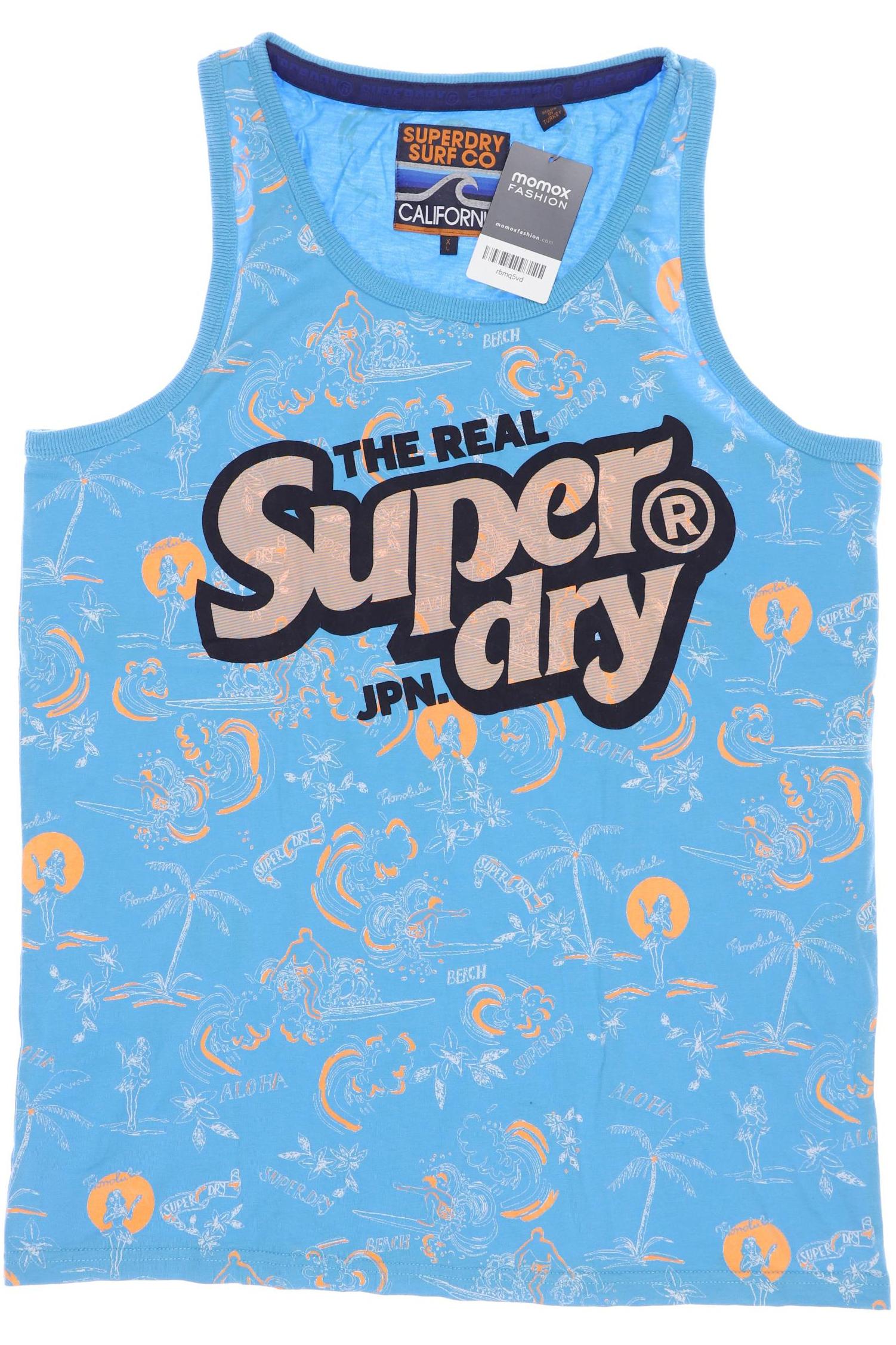 

Superdry Herren T-Shirt, blau