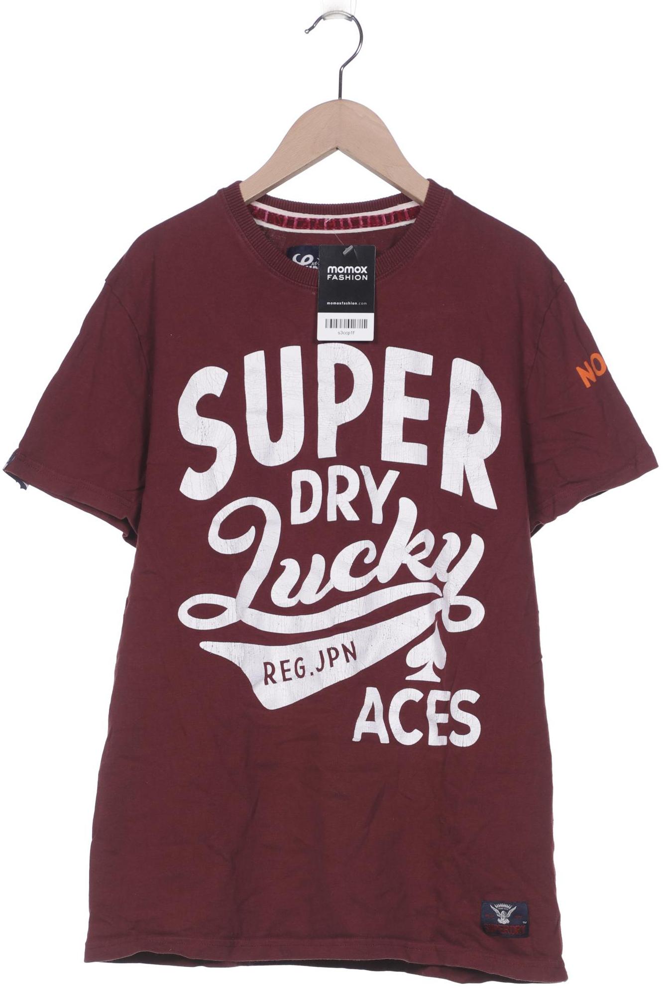 

Superdry Herren T-Shirt, bordeaux, Gr. 52