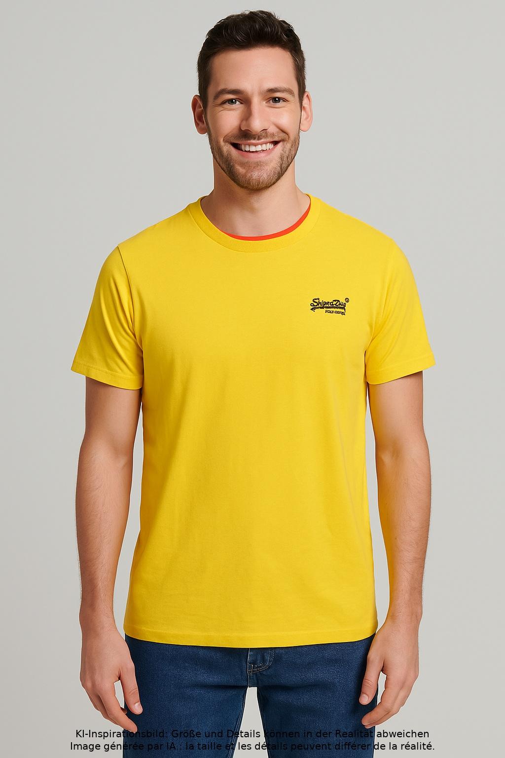 

Superdry Herren T-Shirt, gelb, Gr. 56