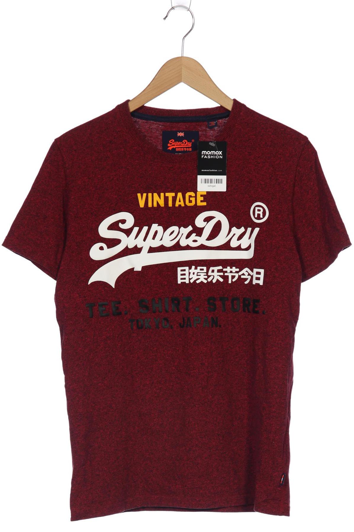 

Superdry Herren T-Shirt, bordeaux, Gr. 52