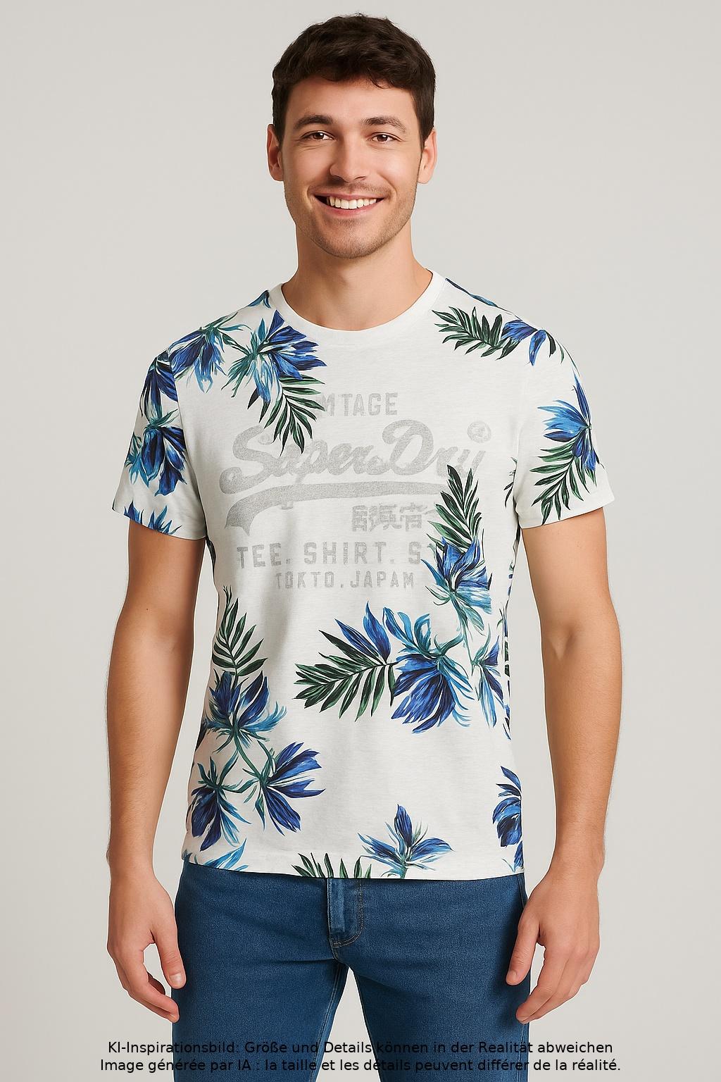 

Superdry Herren T-Shirt, weiß, Gr. 46