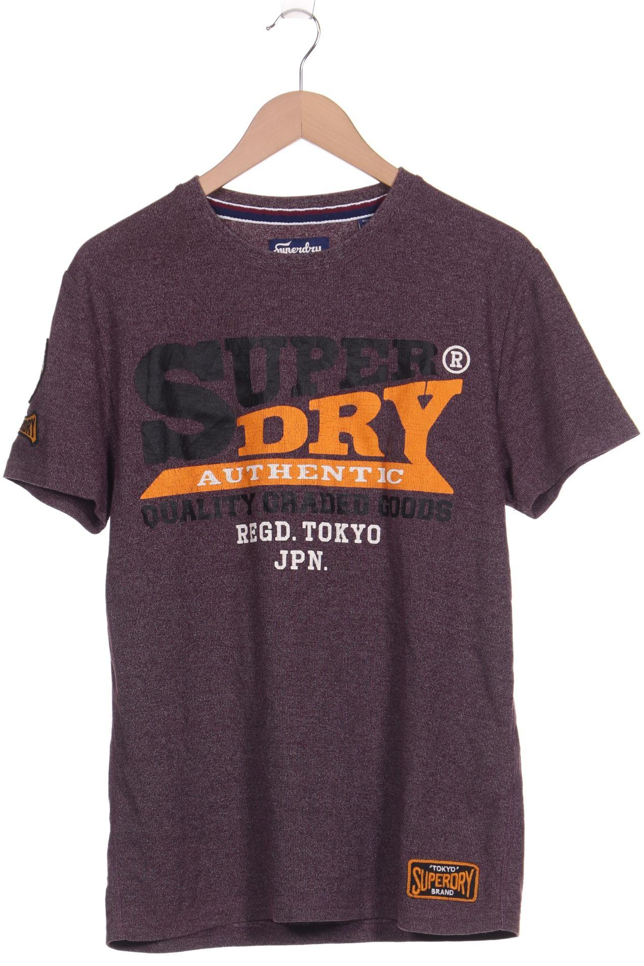 

Superdry Herren T-Shirt, bordeaux, Gr. 52