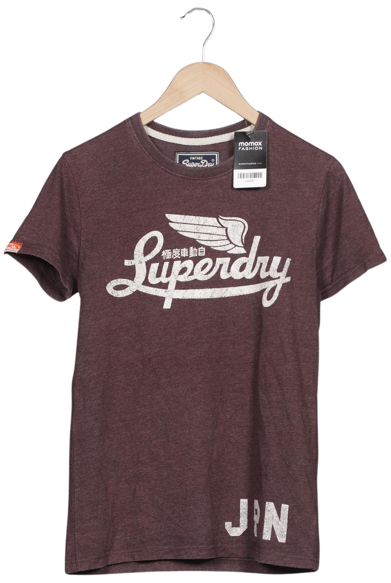 

Superdry Herren T-Shirt, bordeaux, Gr. 46