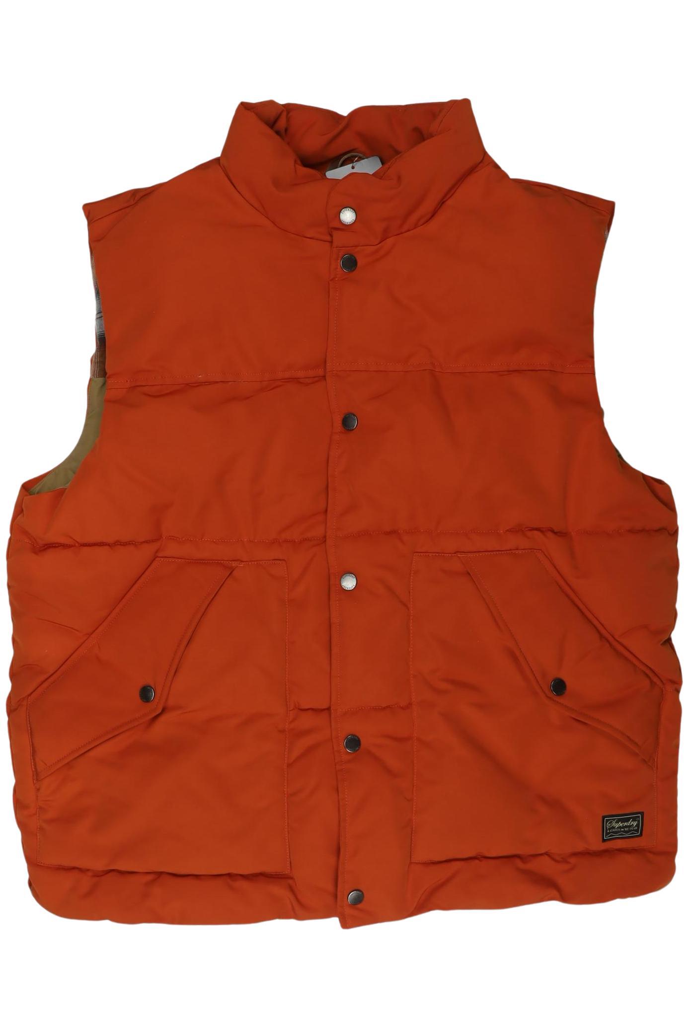 

Superdry Herren Weste, orange, Gr. 54
