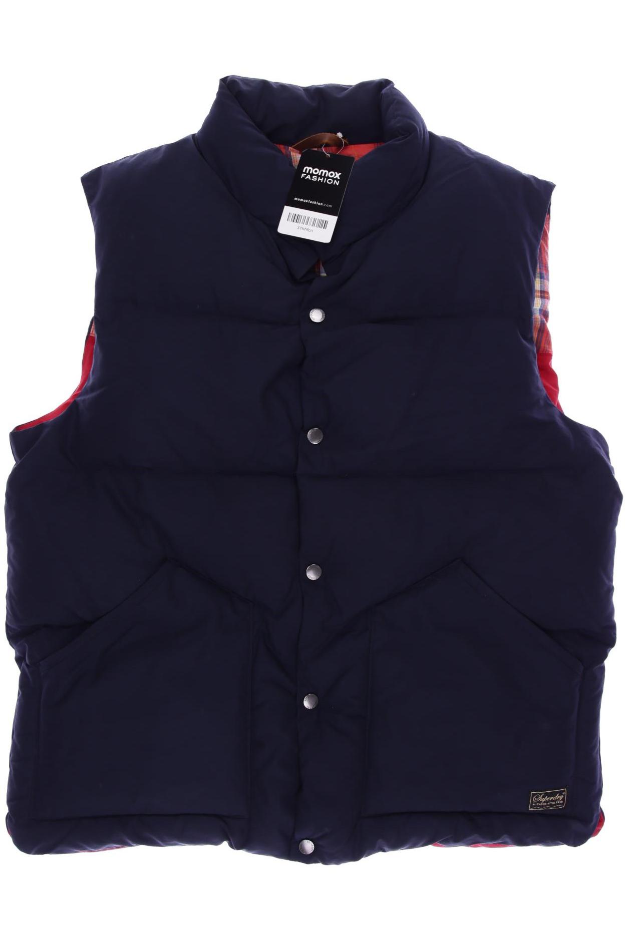 

Superdry Herren Weste, marineblau, Gr. 52