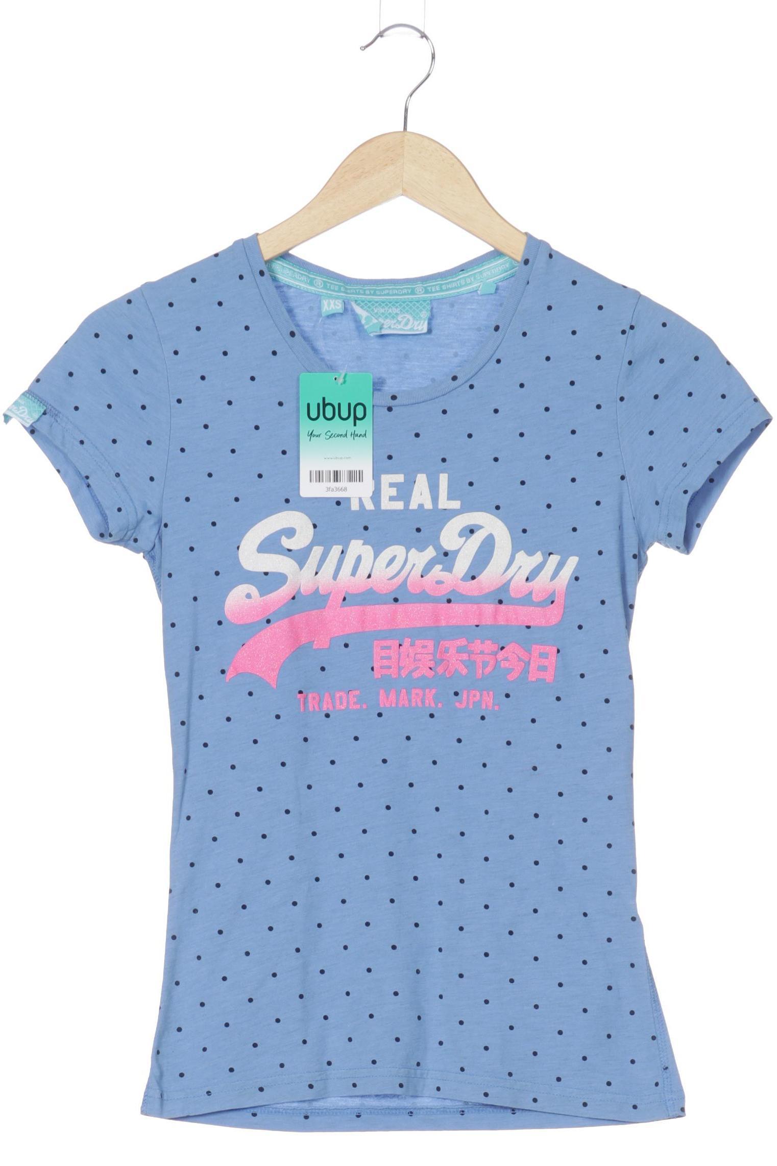 

Superdry Damen T-Shirt, blau, Gr.