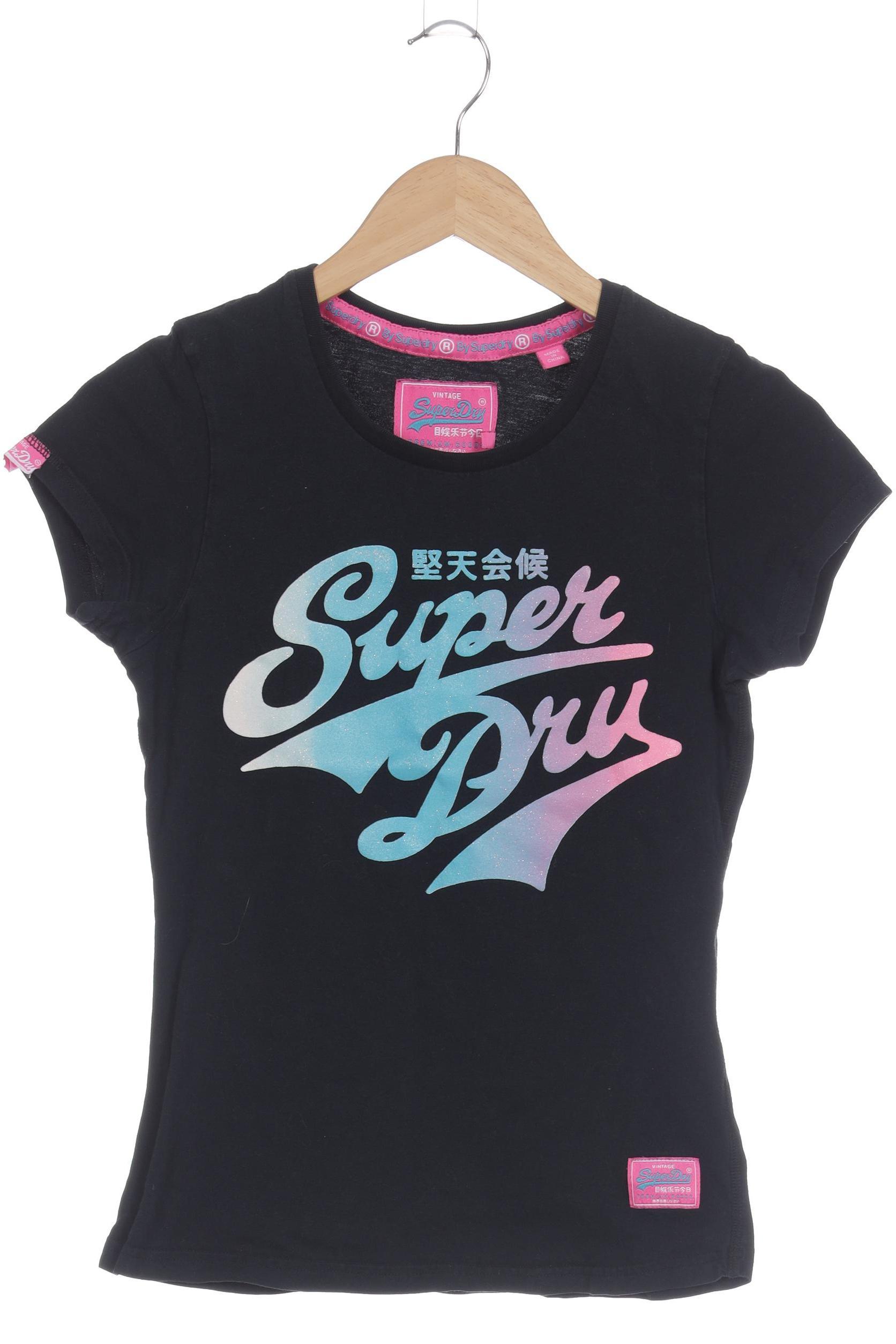 

Superdry Damen T-Shirt, schwarz, Gr. 36