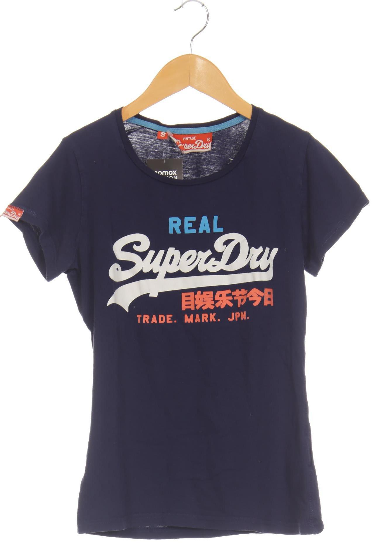 

Superdry Damen T-Shirt, blau, Gr.