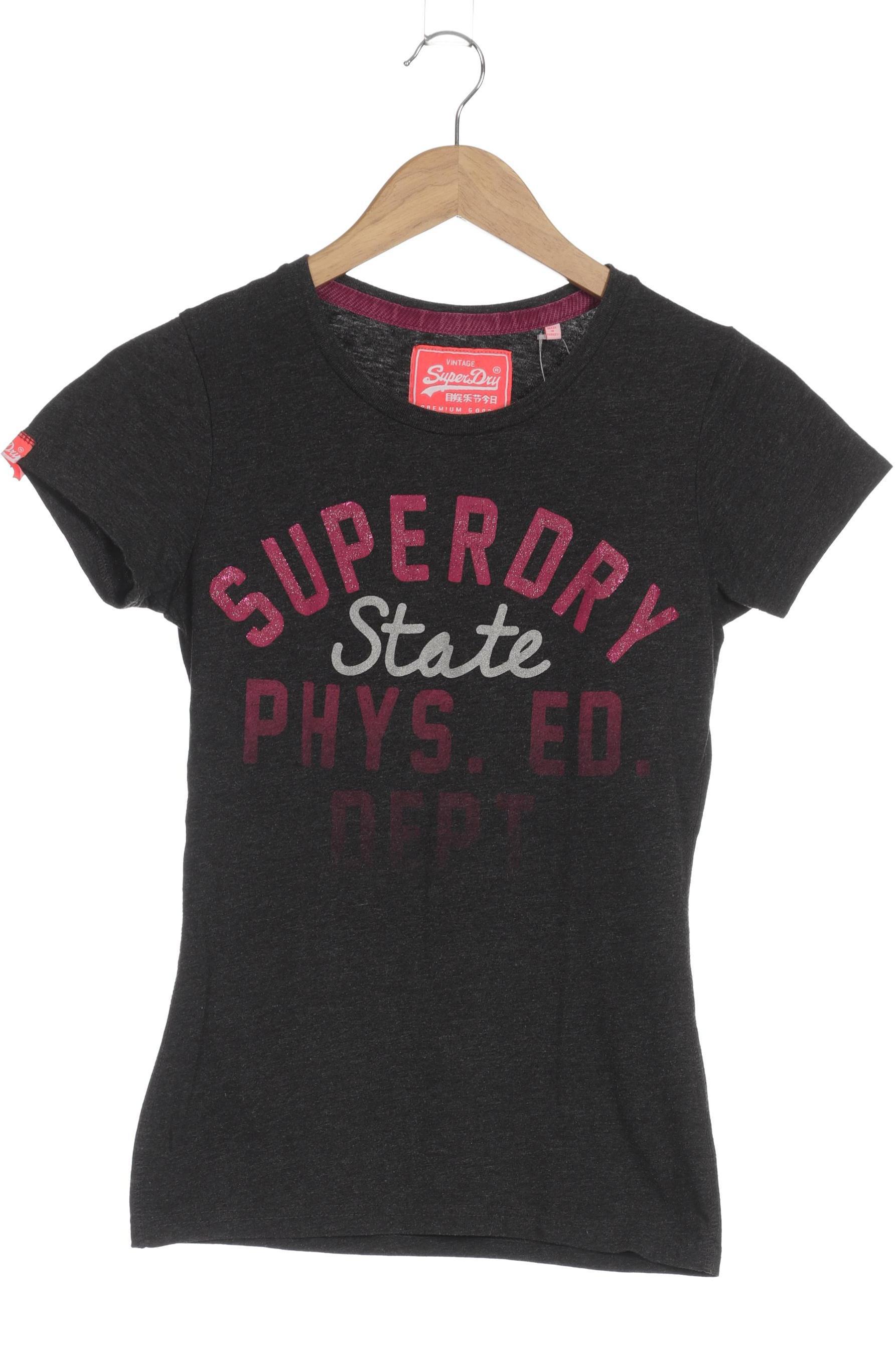 

Superdry Damen T-Shirt, grau, Gr.