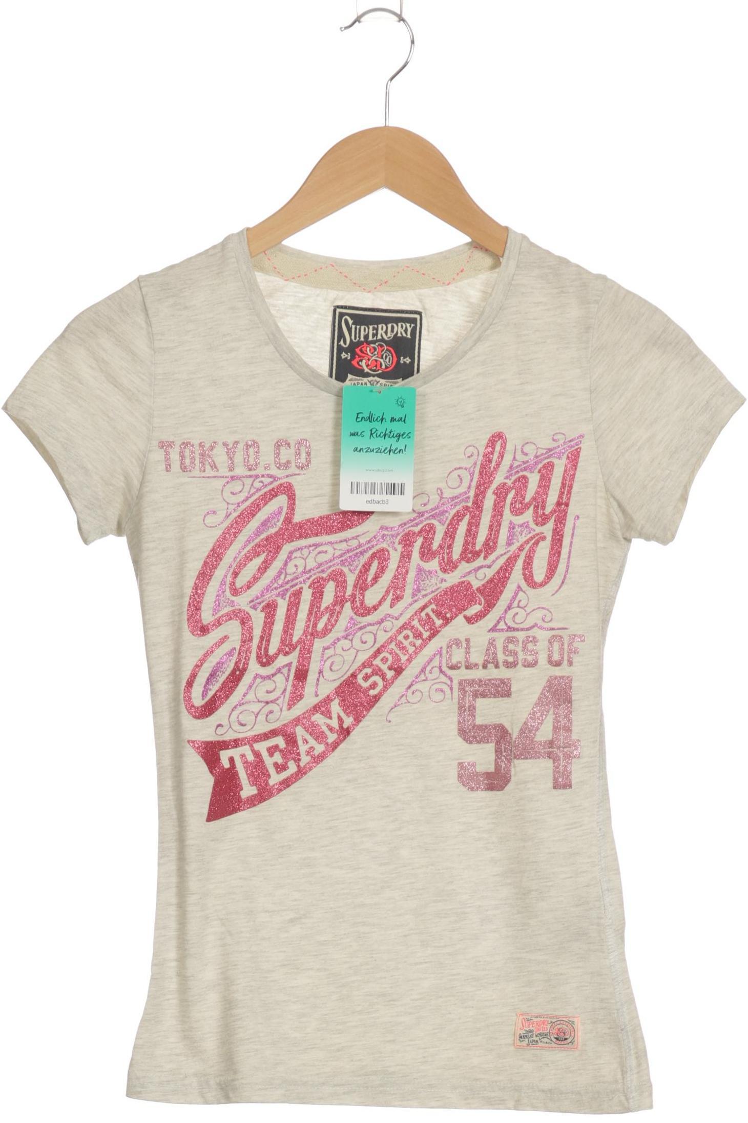 

Superdry Damen T-Shirt, grau, Gr.