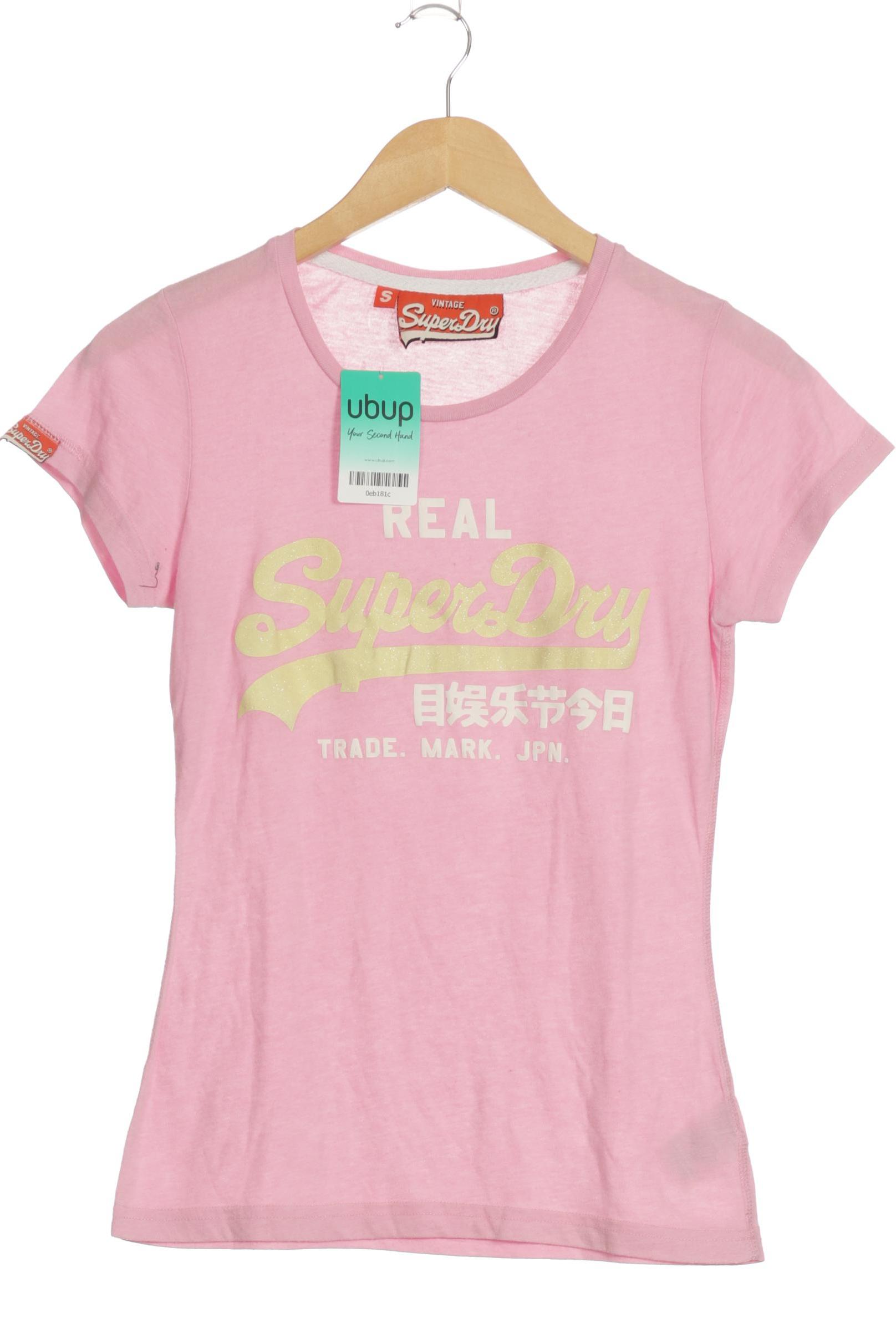 

Superdry Damen T-Shirt, pink, Gr. 134