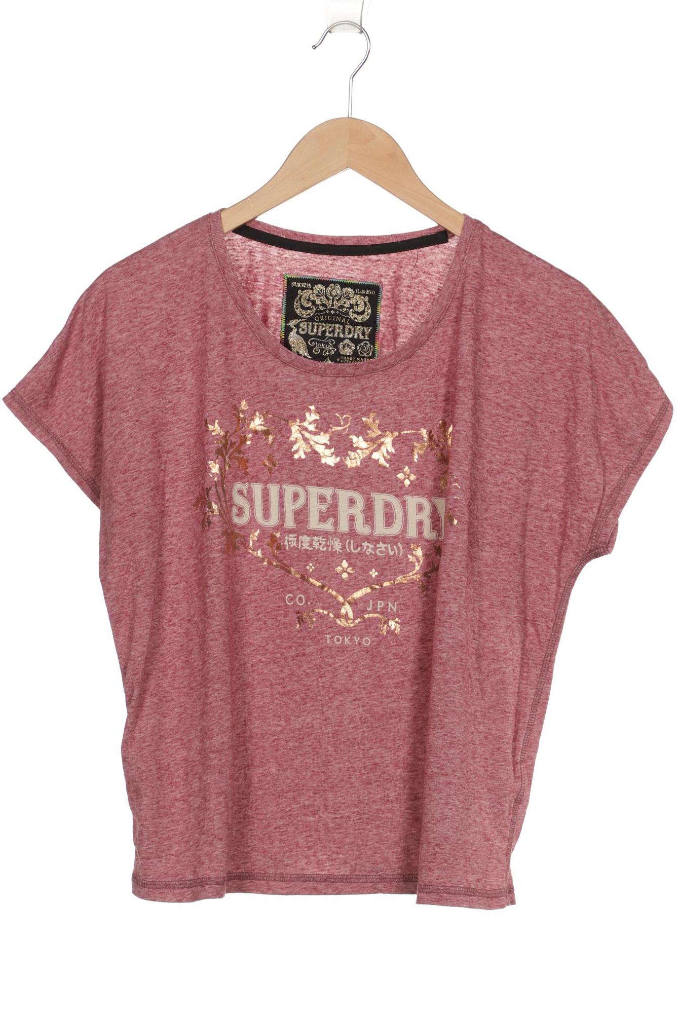 

Superdry Damen T-Shirt, pink, Gr. 134