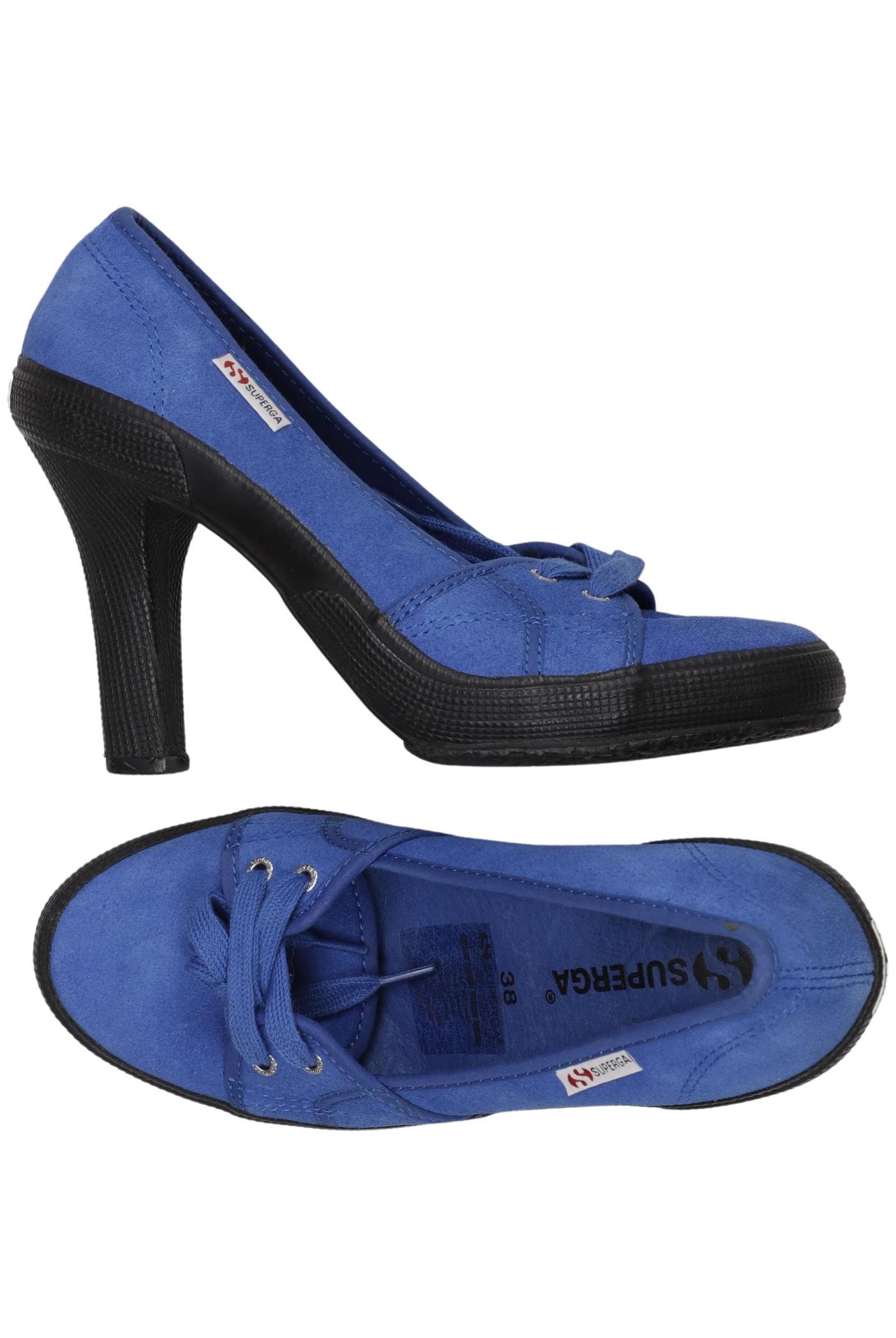 

Superga Damen Pumps, blau, Gr. 38