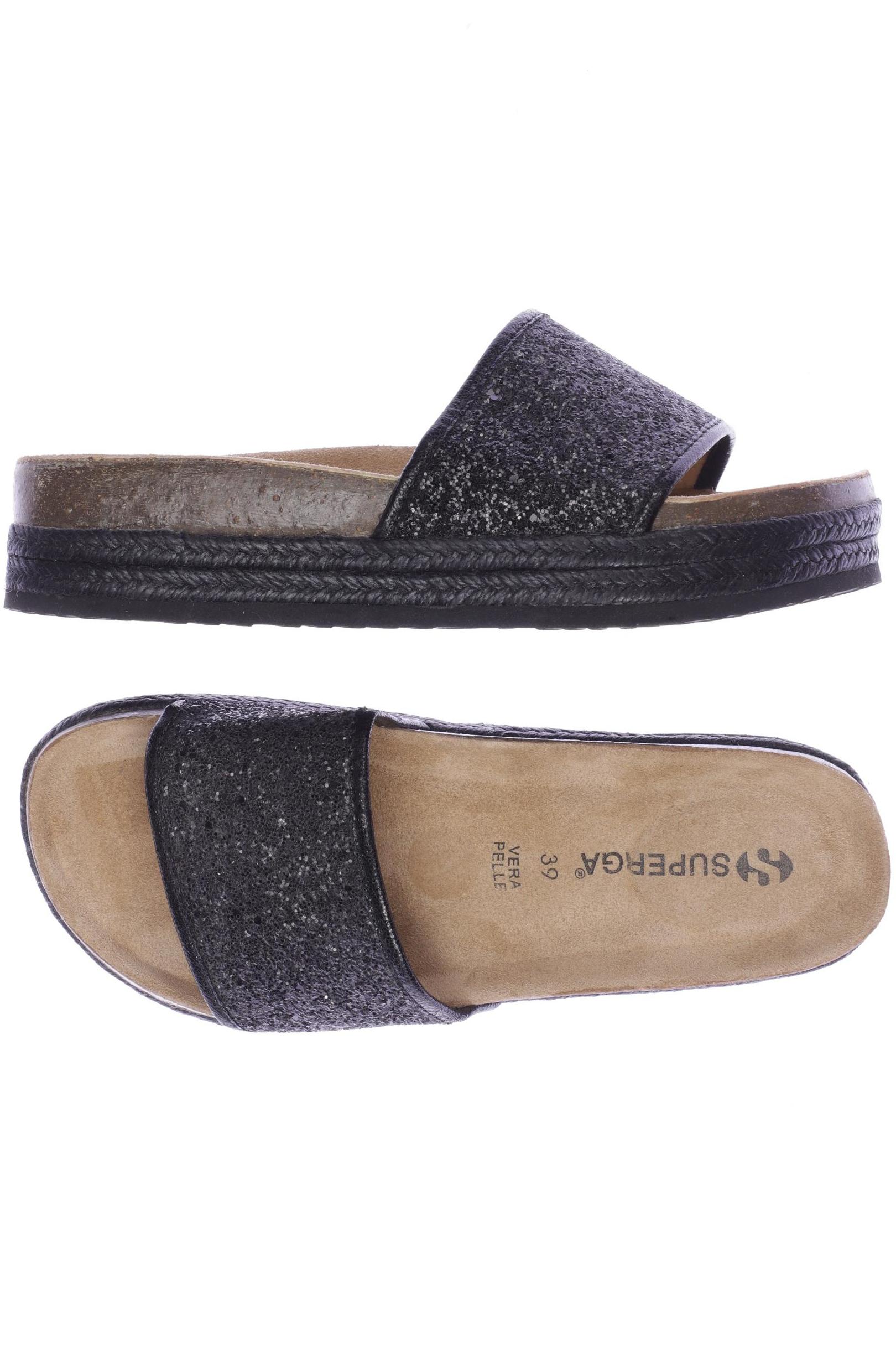 

Superga Damen Sandale, schwarz, Gr. 39