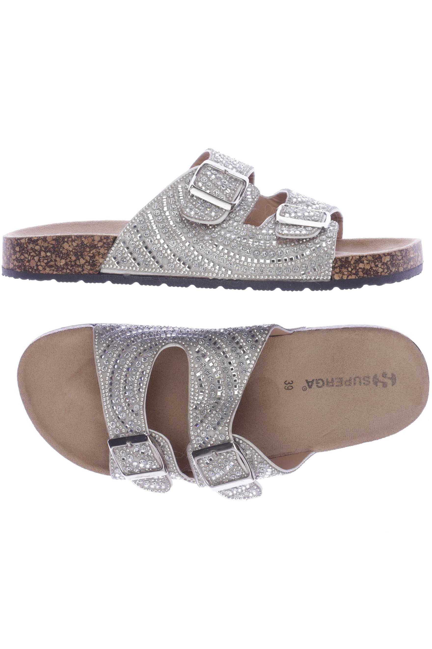 

SUPERGA Damen Sandale, silber