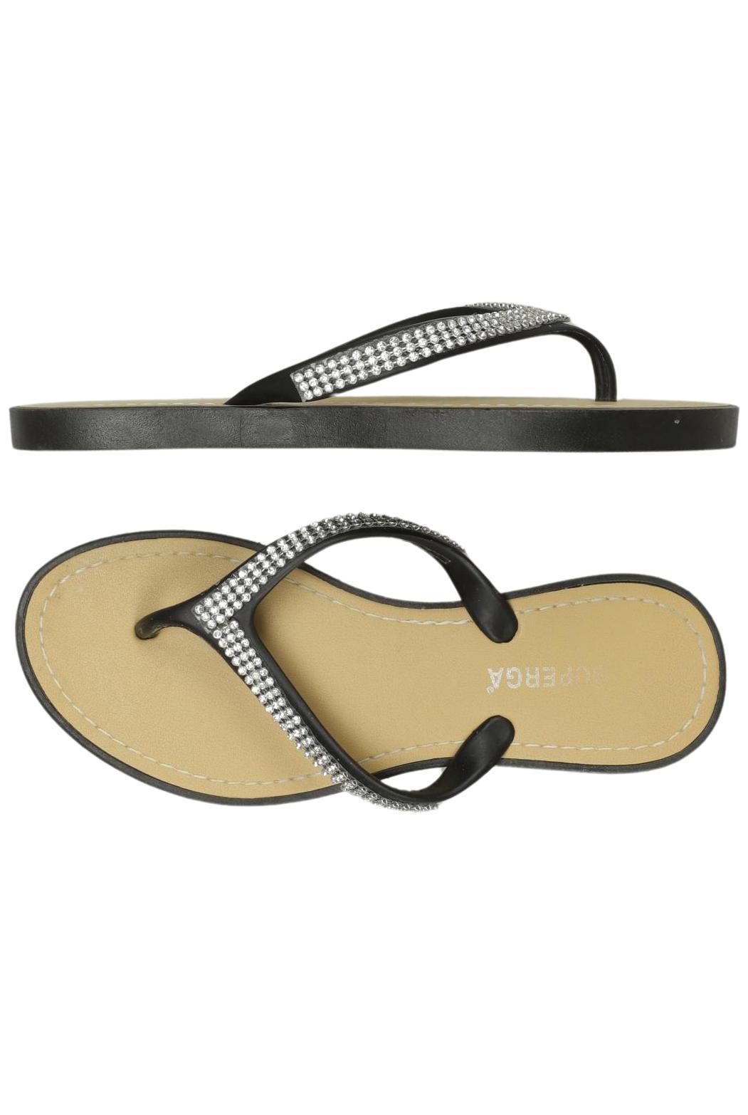 

Superga Damen Sandale, schwarz, Gr. 36
