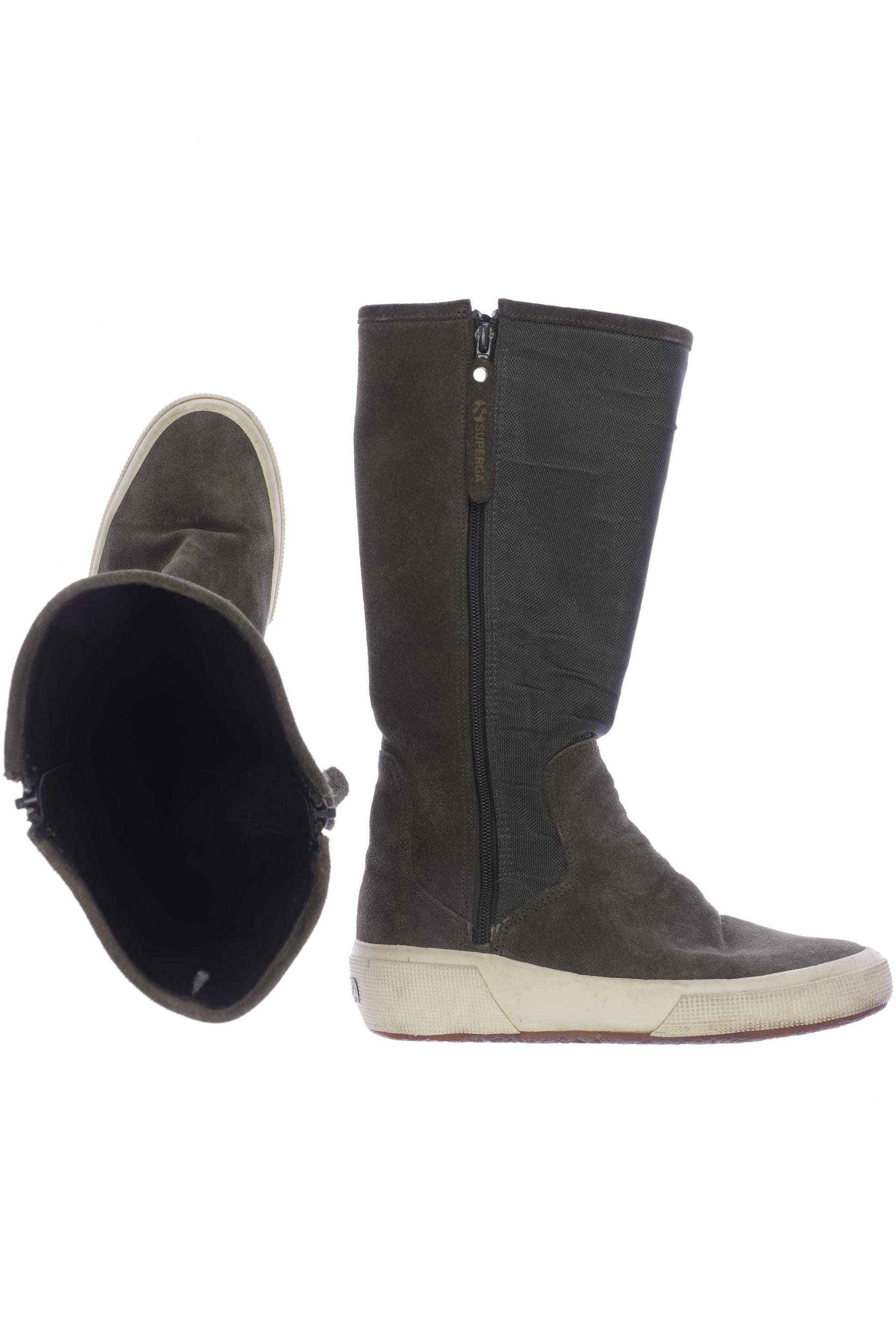 

Superga Damen Stiefel, grün, Gr. 38