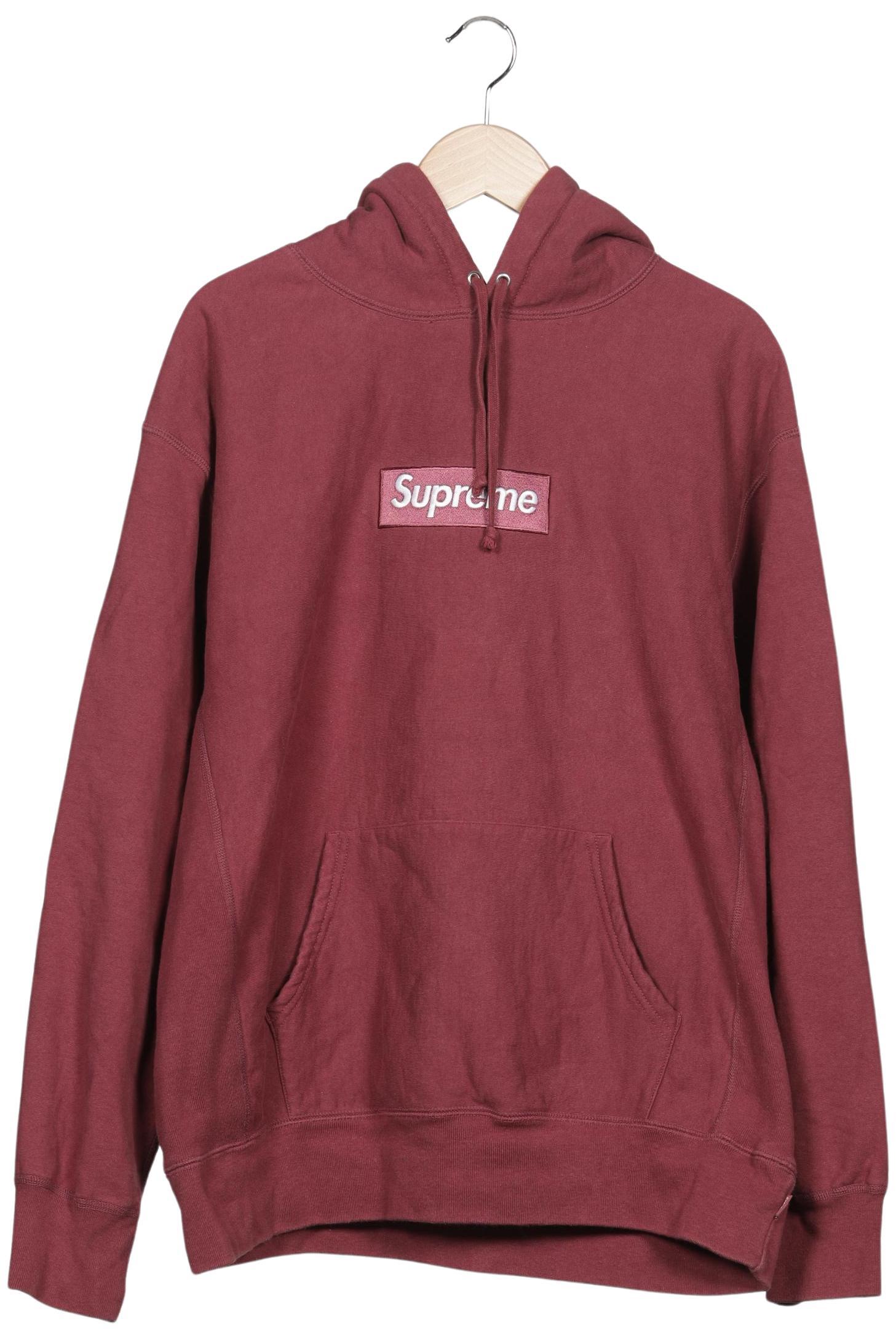 

Supreme Herren Kapuzenpullover, bordeaux, Gr. 52