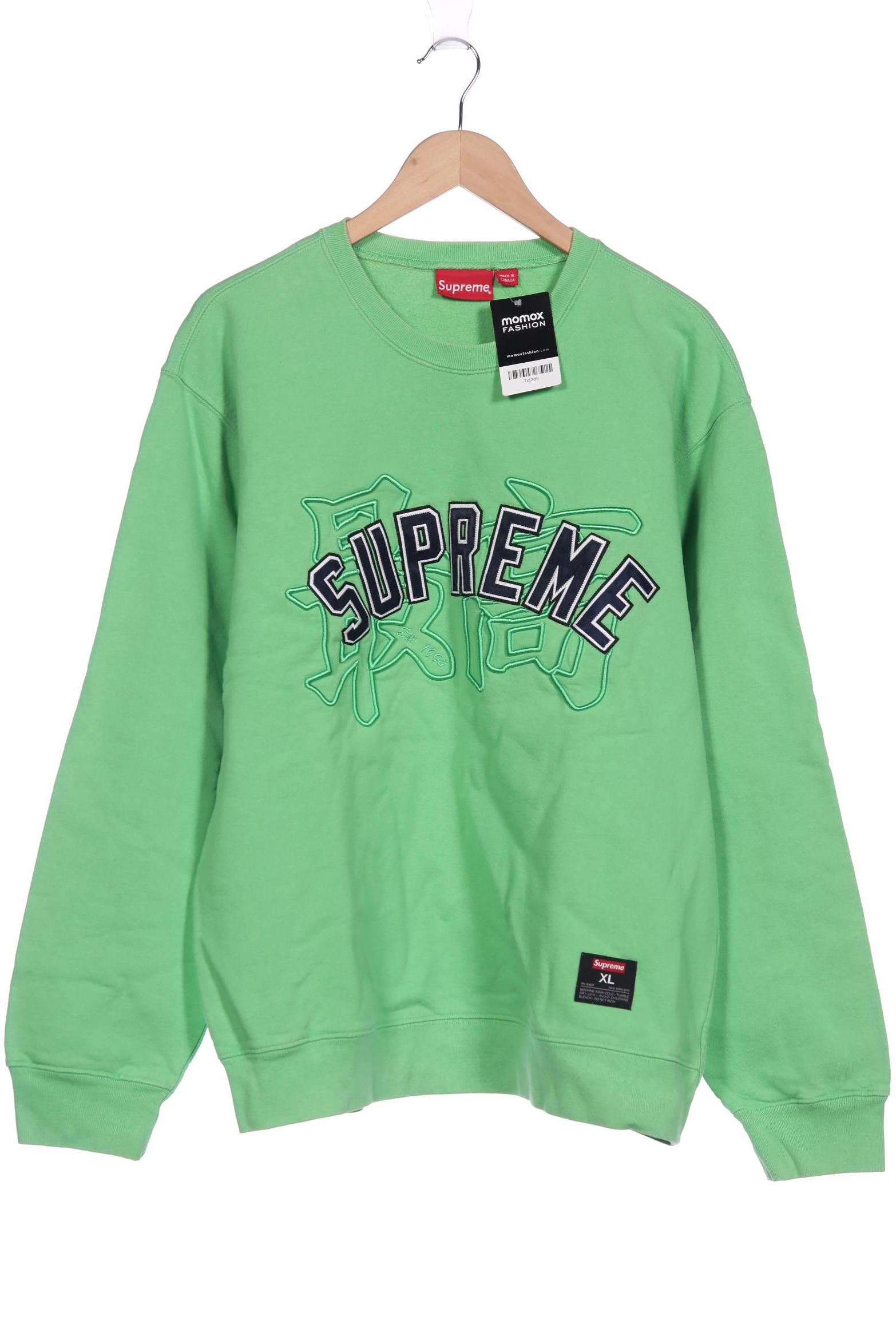 

Supreme Herren Sweatshirt, hellgrün, Gr. 54