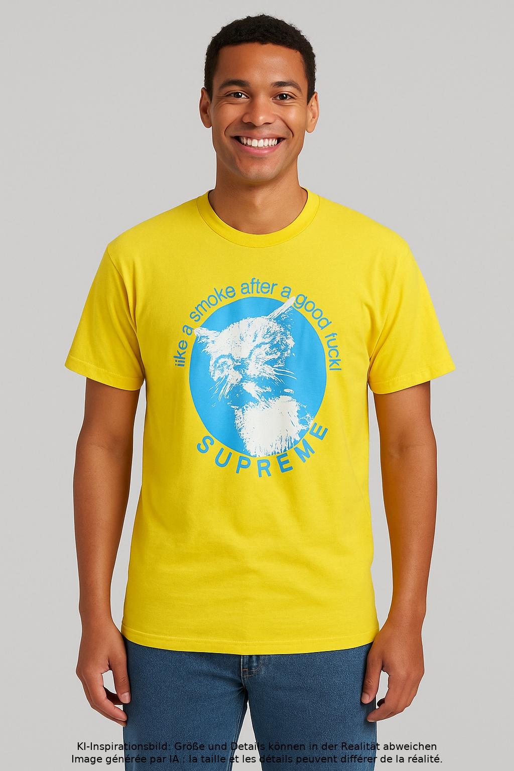 Thumbnail - Supreme Herren T-Shirt, gelb, Gr. 48