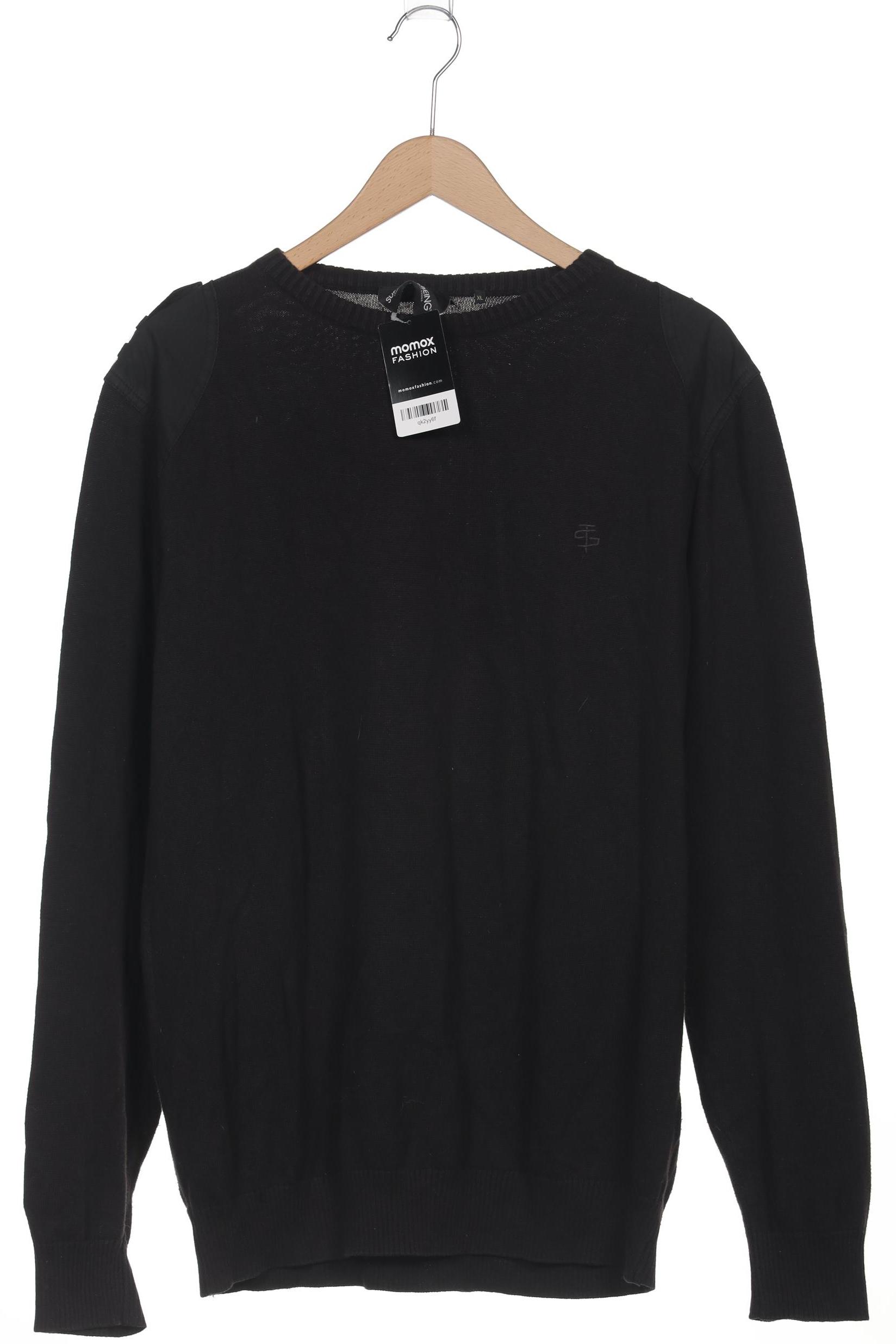 

supremebeing Herren Pullover, schwarz, Gr. 54