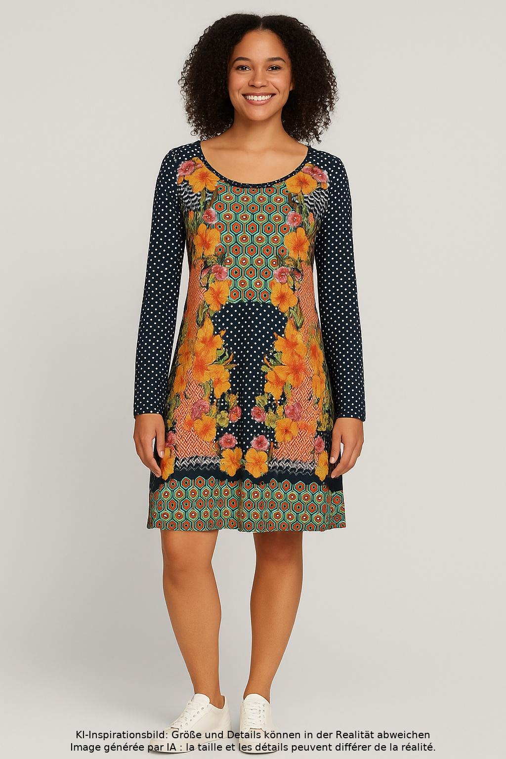 

Surkana Damen Kleid, mehrfarbig, Gr. 44