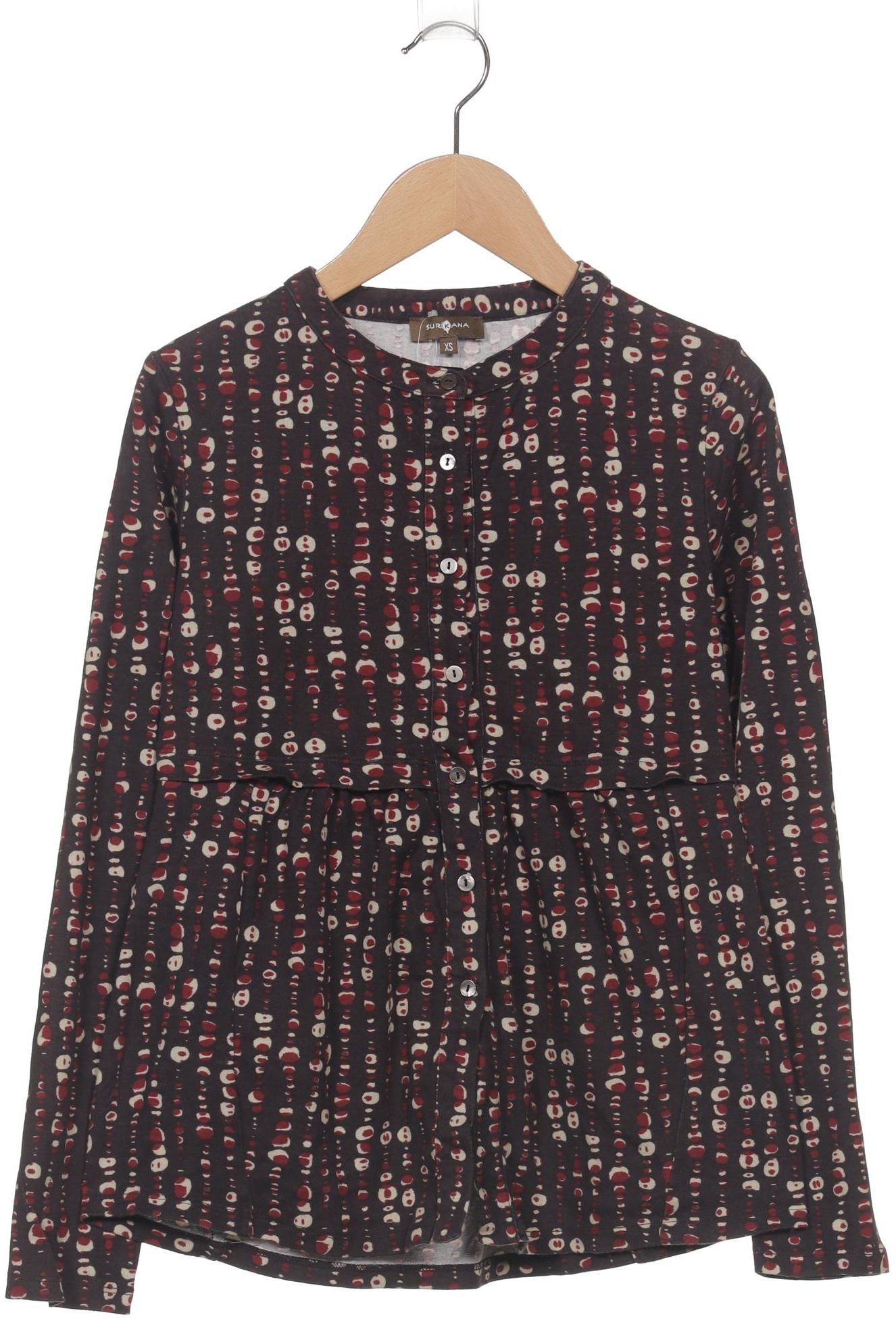 

Surkana Damen Langarmshirt, braun, Gr. 34