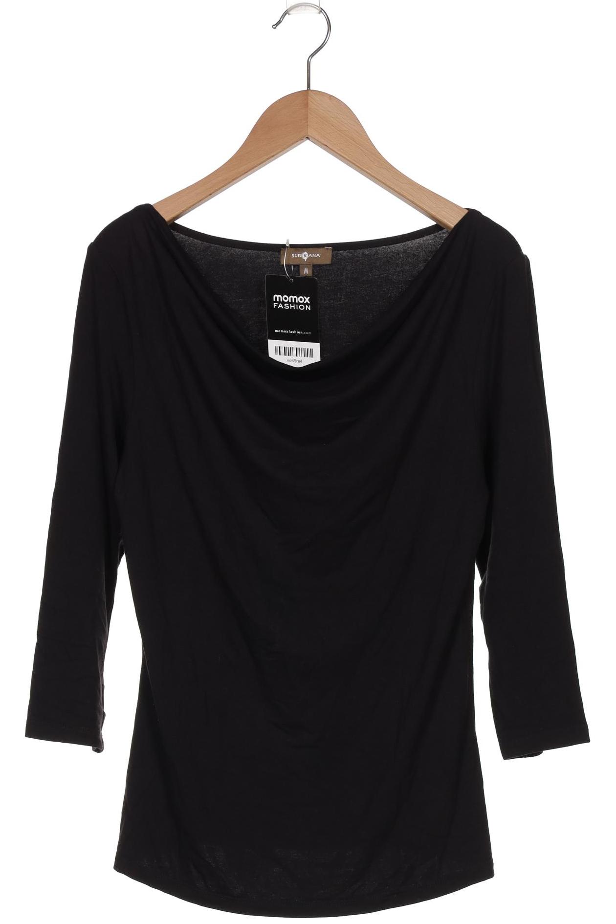 

Surkana Damen Langarmshirt, schwarz, Gr. 38