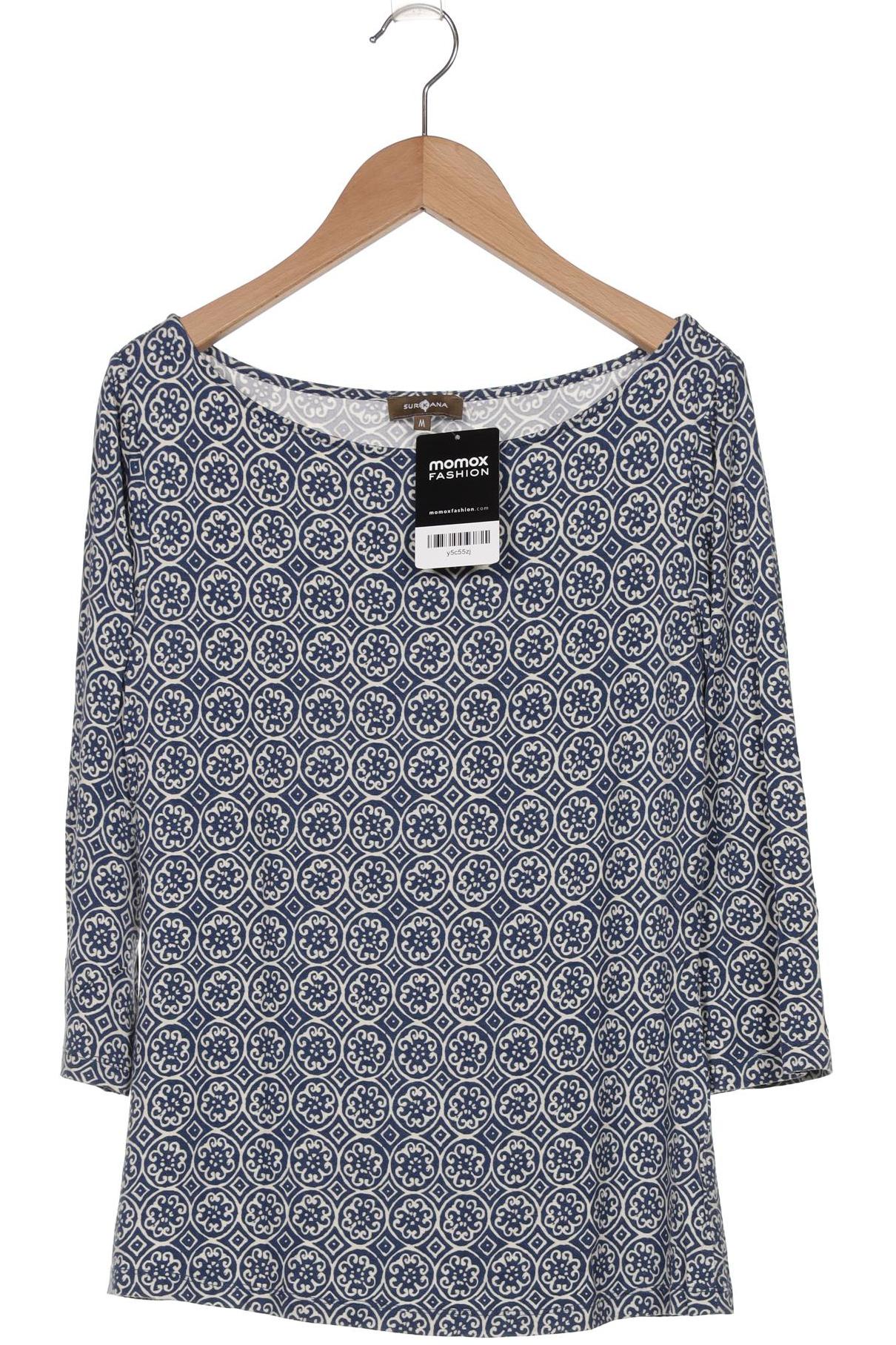 

Surkana Damen Langarmshirt, blau, Gr. 38