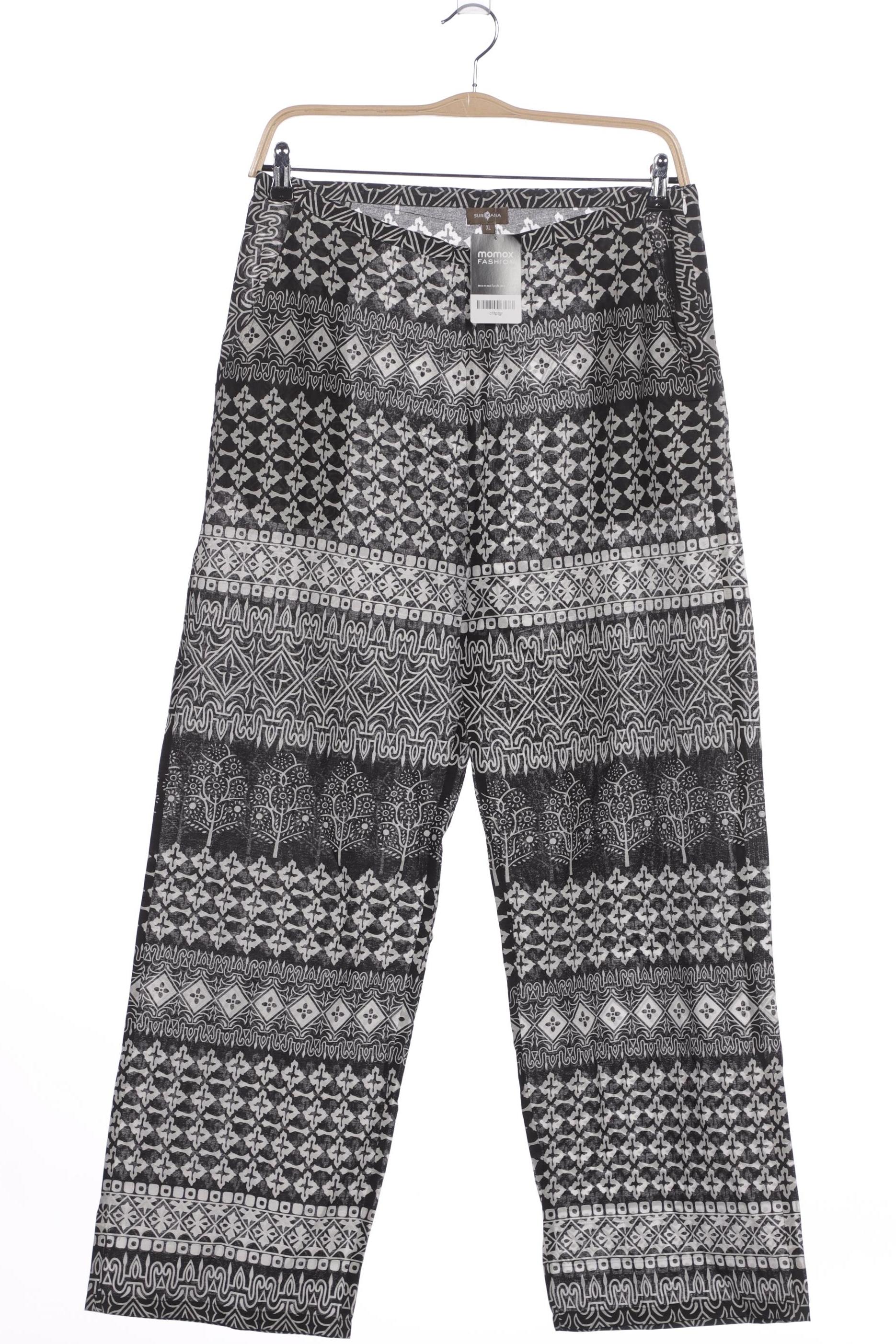 

Surkana Damen Stoffhose, schwarz, Gr. 0