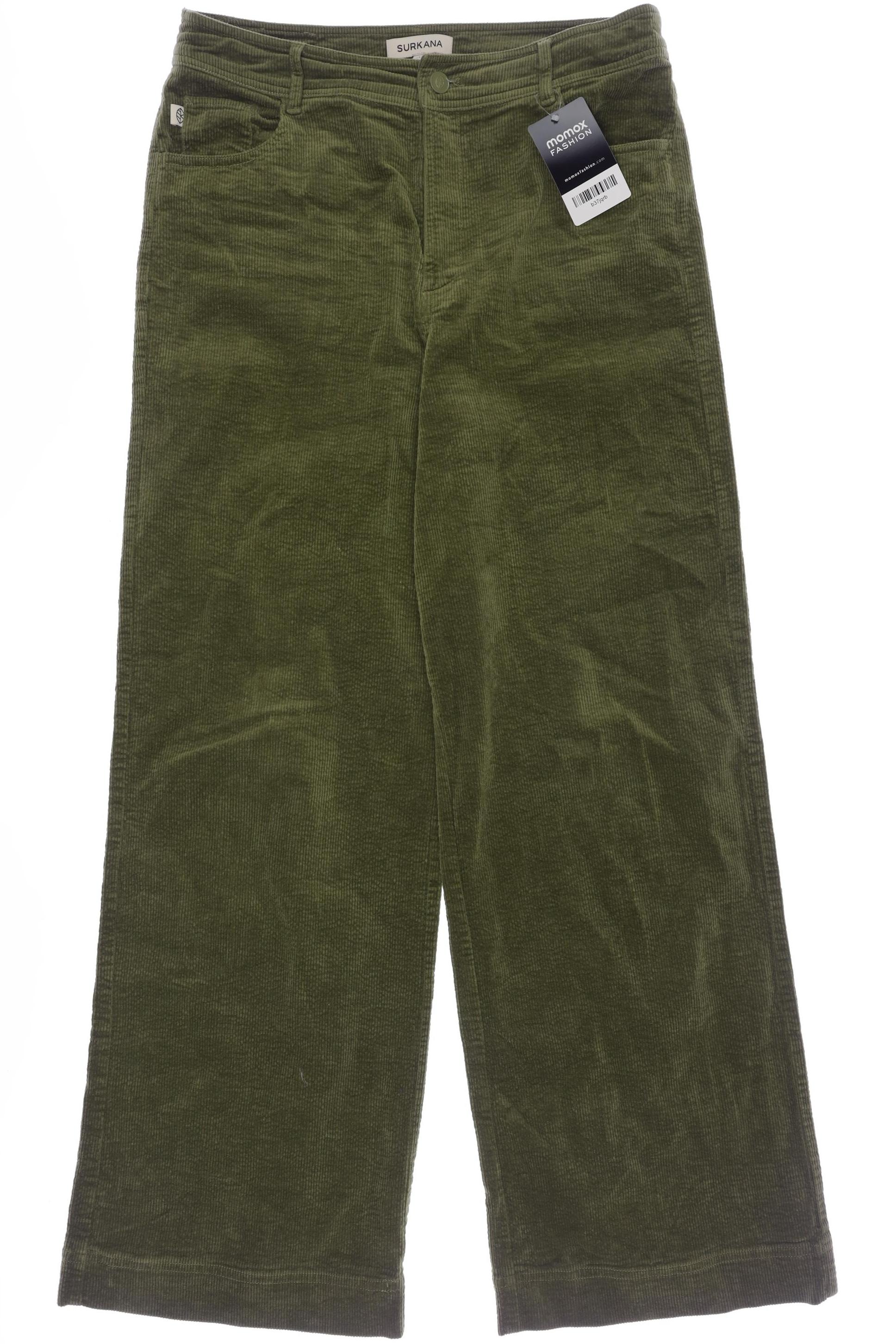 

Surkana Damen Stoffhose, grün, Gr. 0