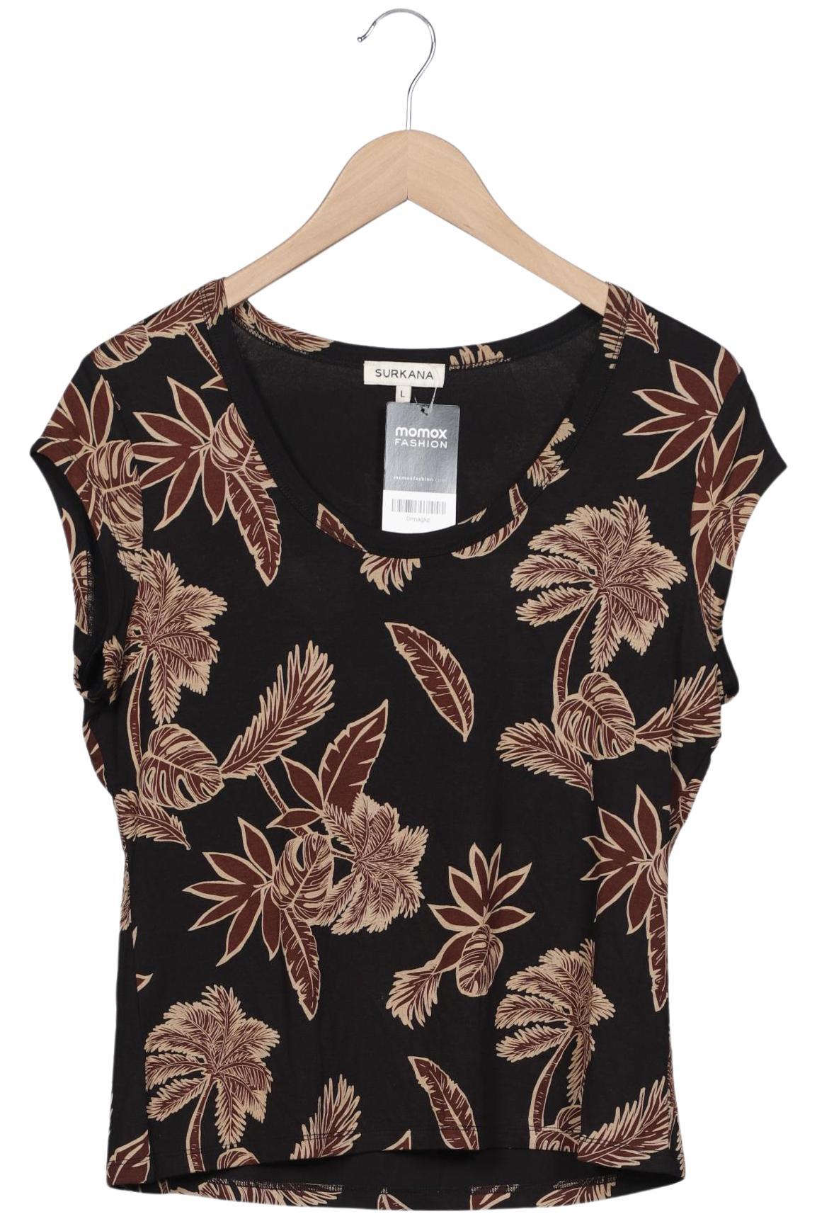 

Surkana Damen T-Shirt, schwarz, Gr. 42