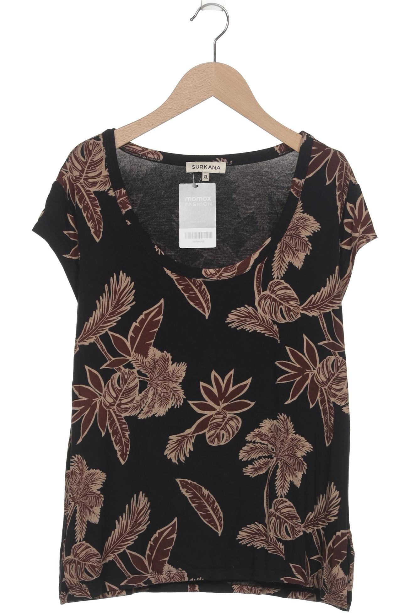 

Surkana Damen T-Shirt, schwarz, Gr. 44