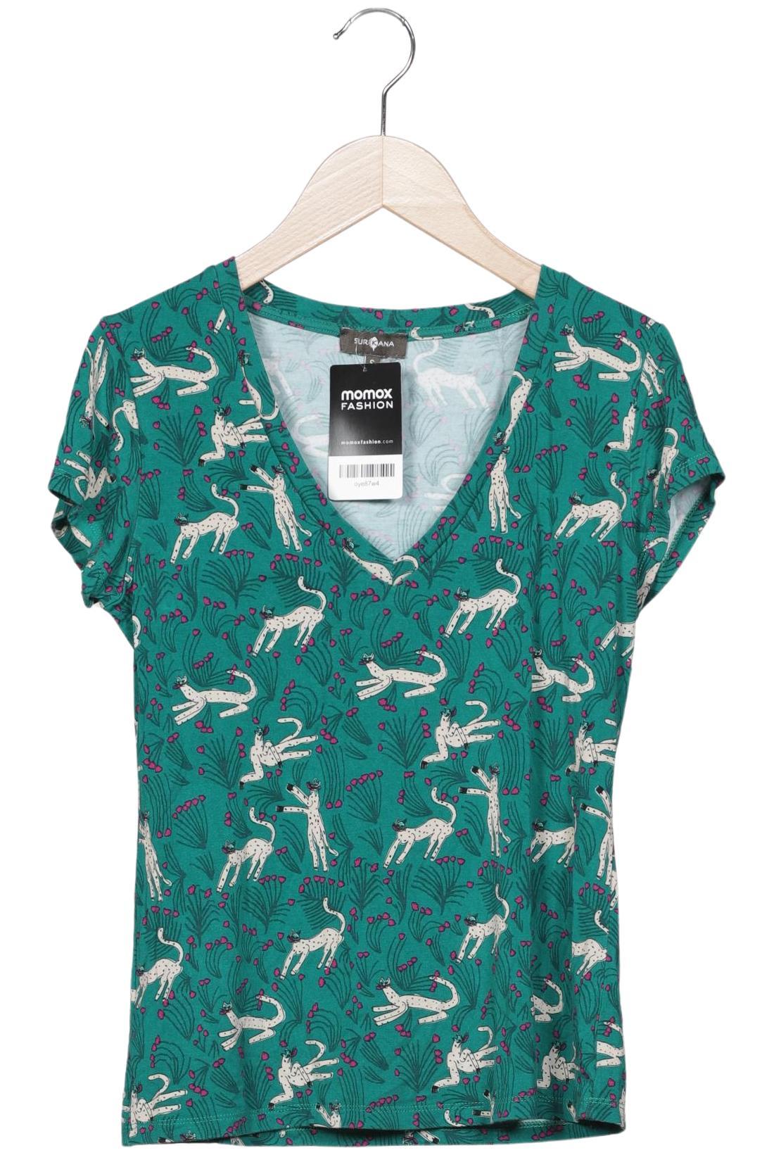 

Surkana Damen T-Shirt, grün, Gr. 36