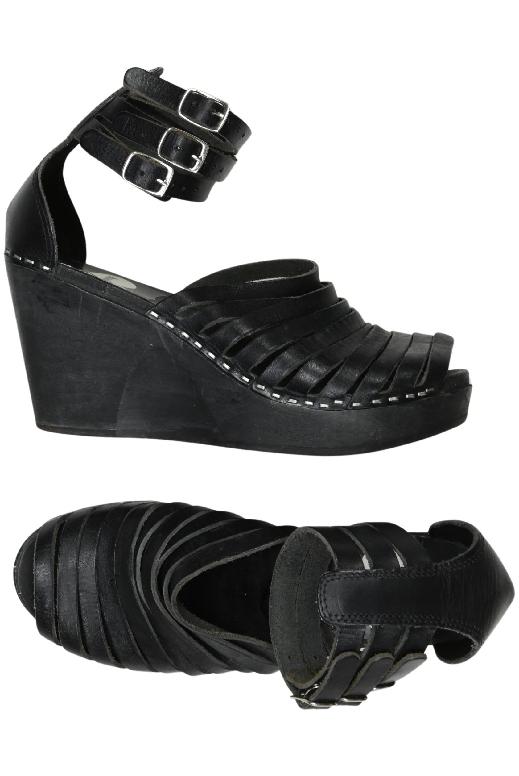 

Swedish hasbeens Damen Sandale, schwarz, Gr. 36