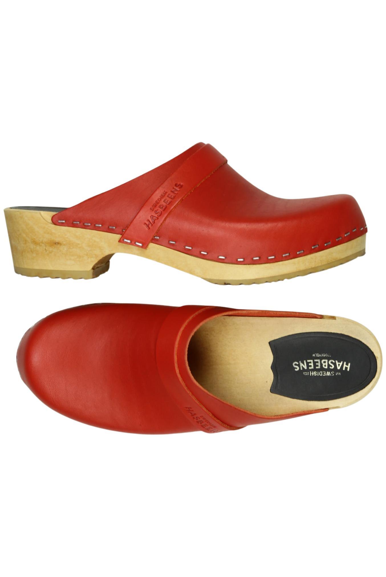 

Swedish hasbeens Damen Sandale, rot, Gr. 38
